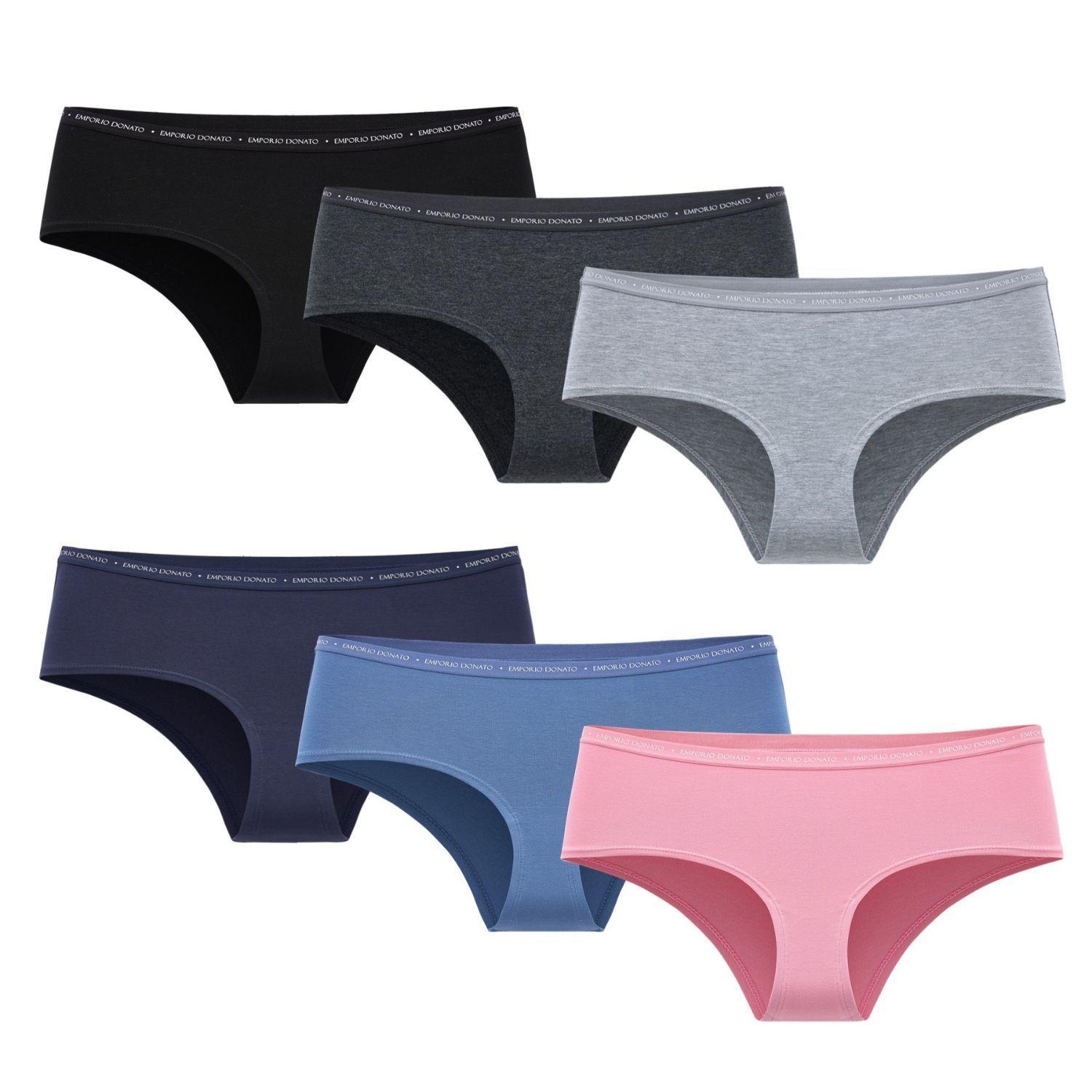 Pack 6 Calzones Pantaleta Algodón Mujer.-7