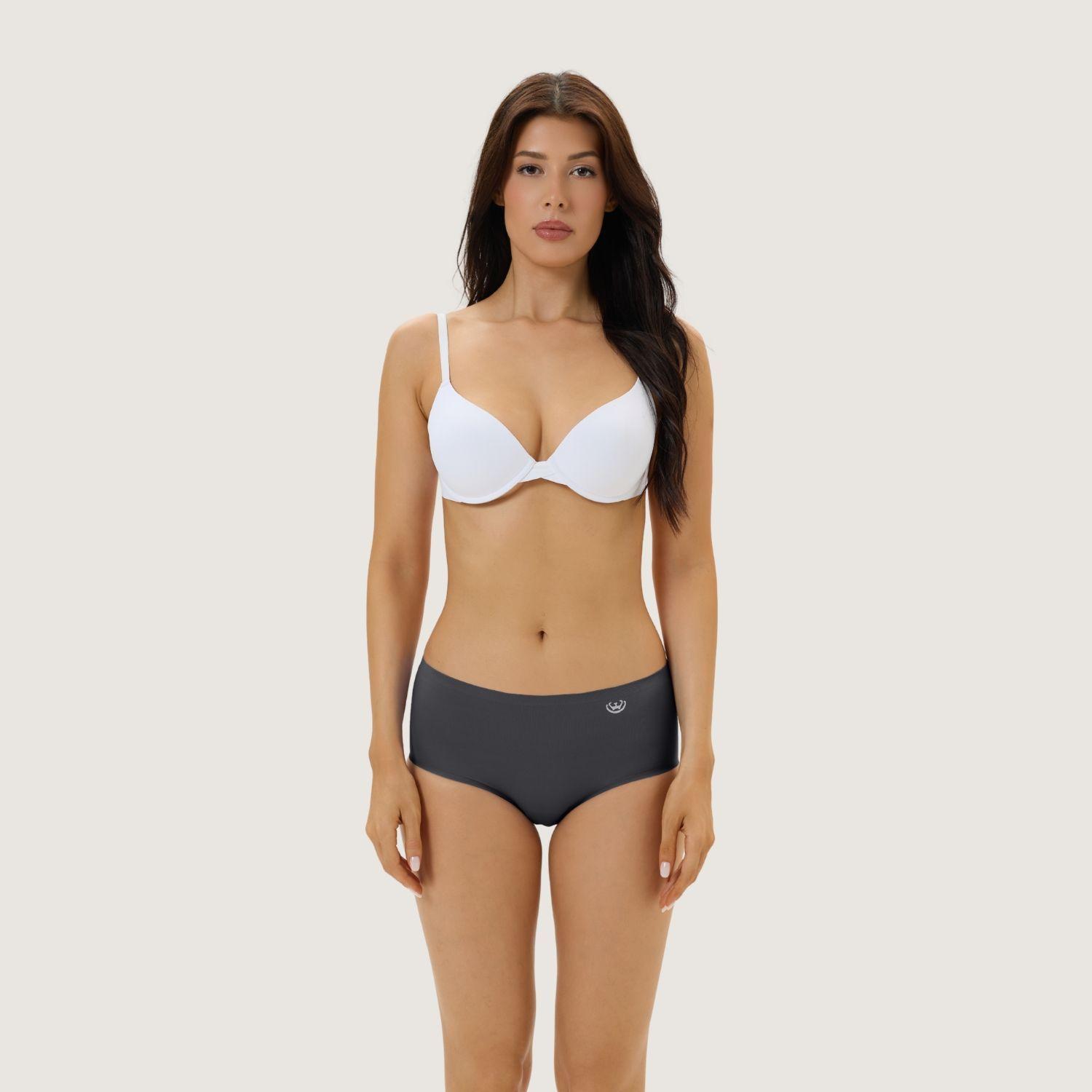 Pack de 6 Calzones Pantaleta Microfibra – Corte Laser Mujer-2
