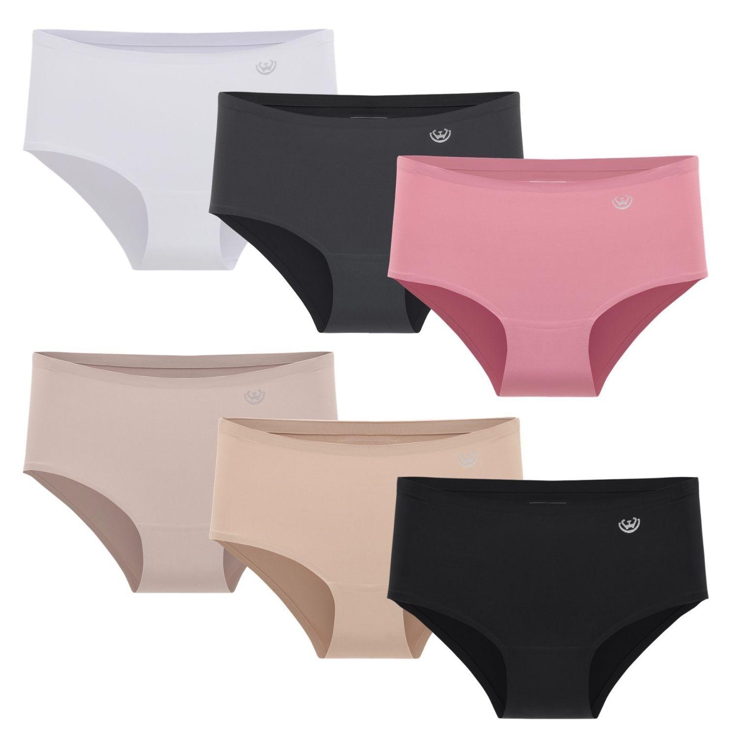 Pack de 6 Calzones Pantaleta Microfibra – Corte Laser Mujer-7