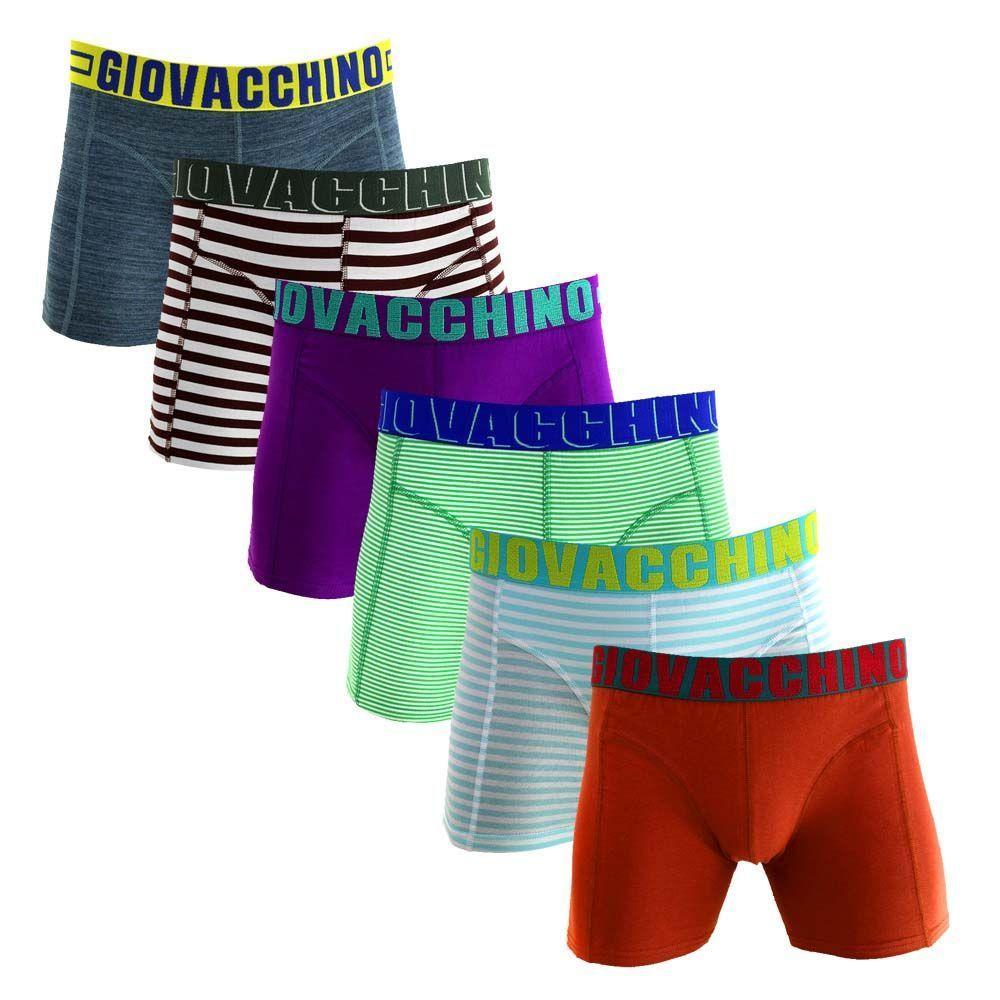 Boxer Medio Algodón Hombre Pack 6-0
