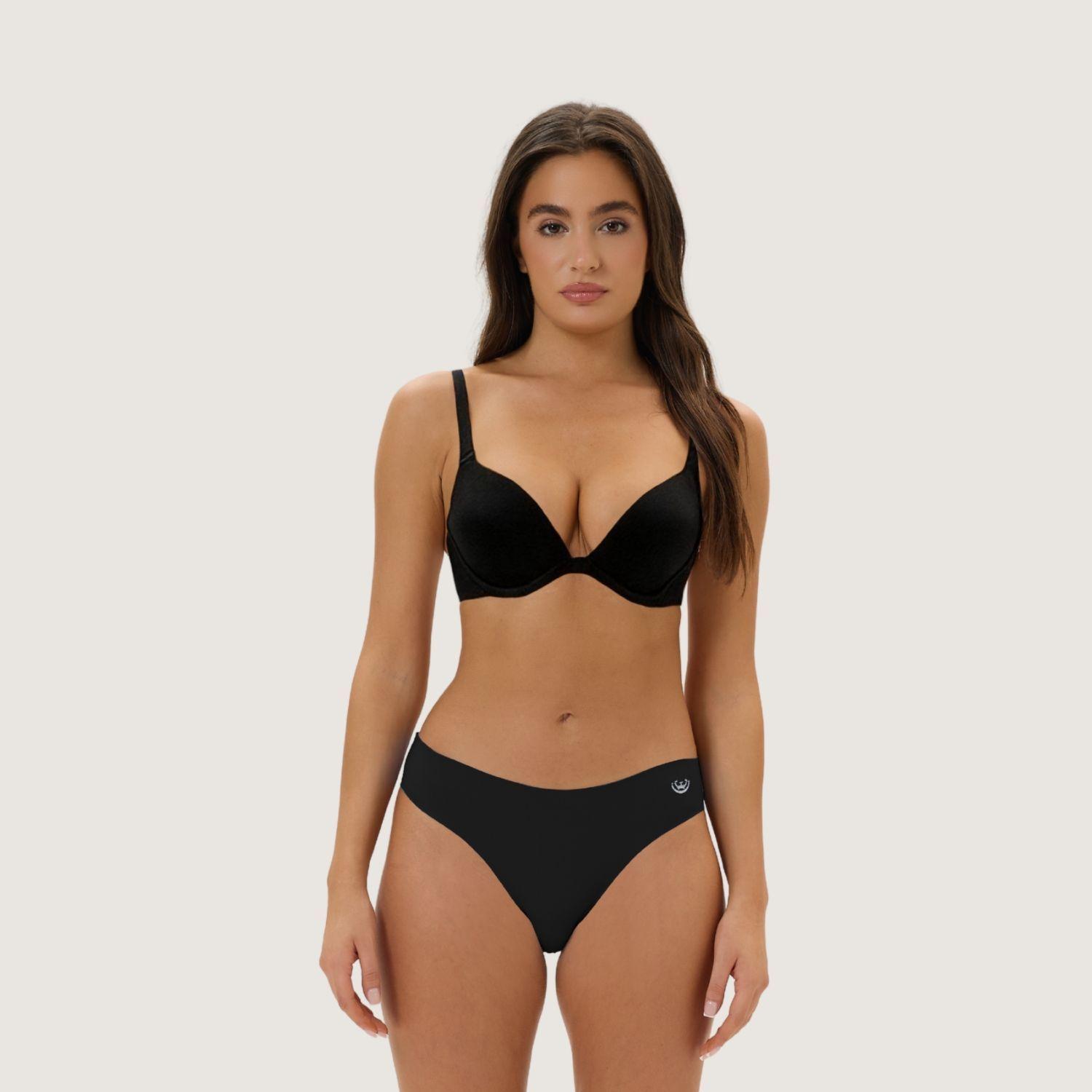 Pack de 6 – Calzones Bikini Microfibra Corte Laser Mujer-2