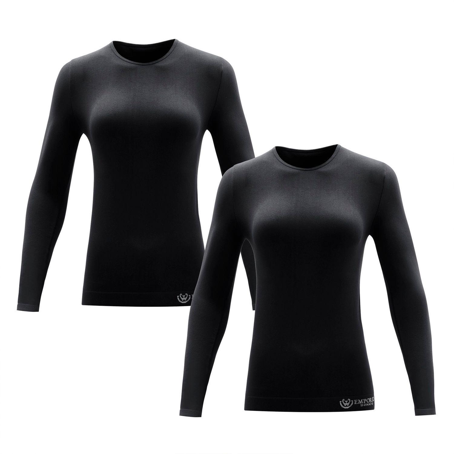 Pack de 2 Polera Cuello Redondo Microfibra Mujer-3