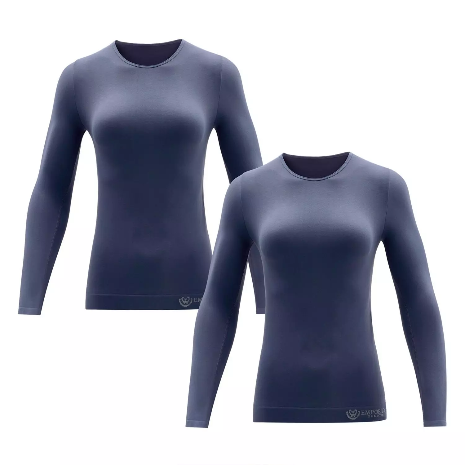 Pack de 2 Polera Cuello Redondo Microfibra Mujer-3