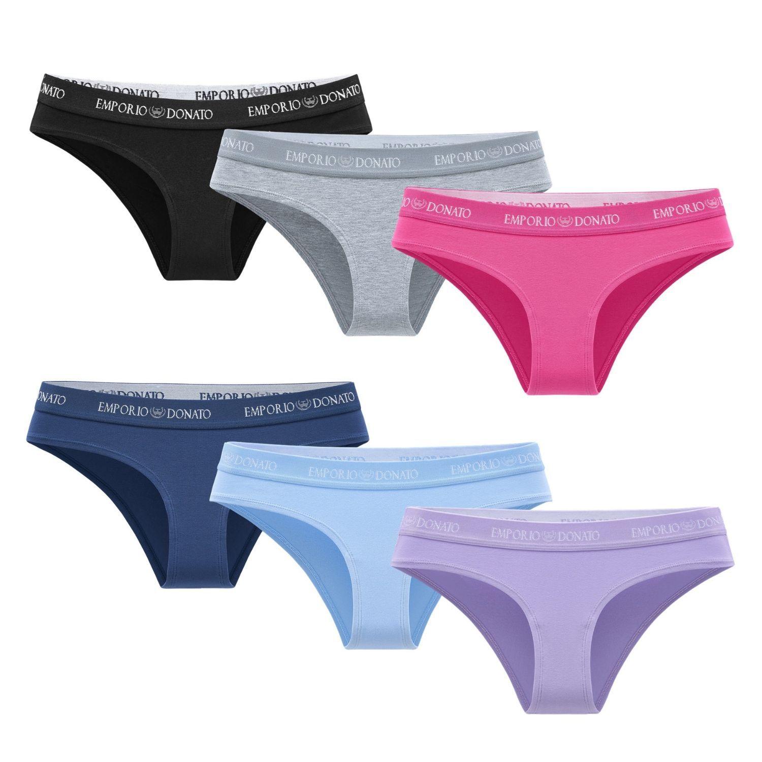 Pack de 6 Calzones Bikini Algodón – Mujer-7