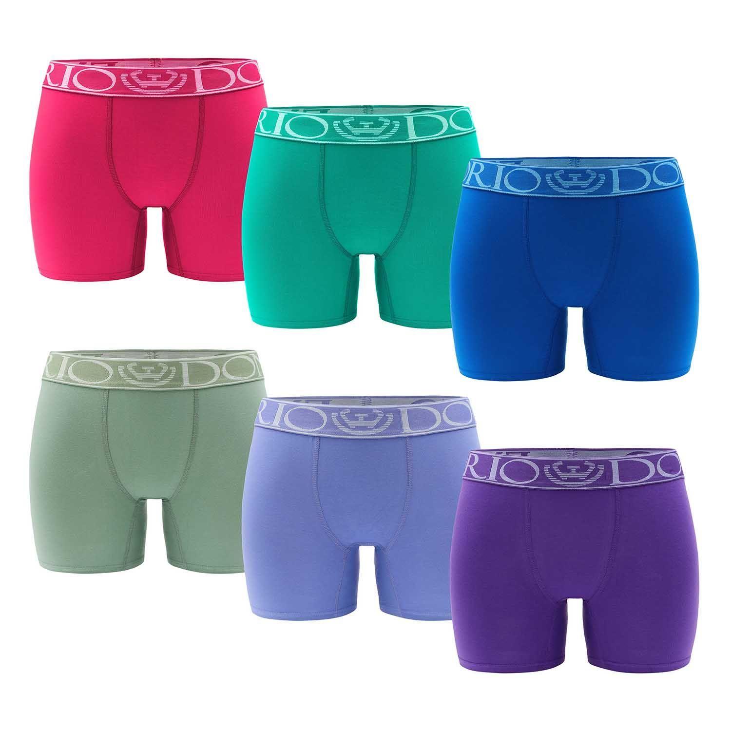 Pack de 6 Calzones Boxer Medio Algod n Mujer-0