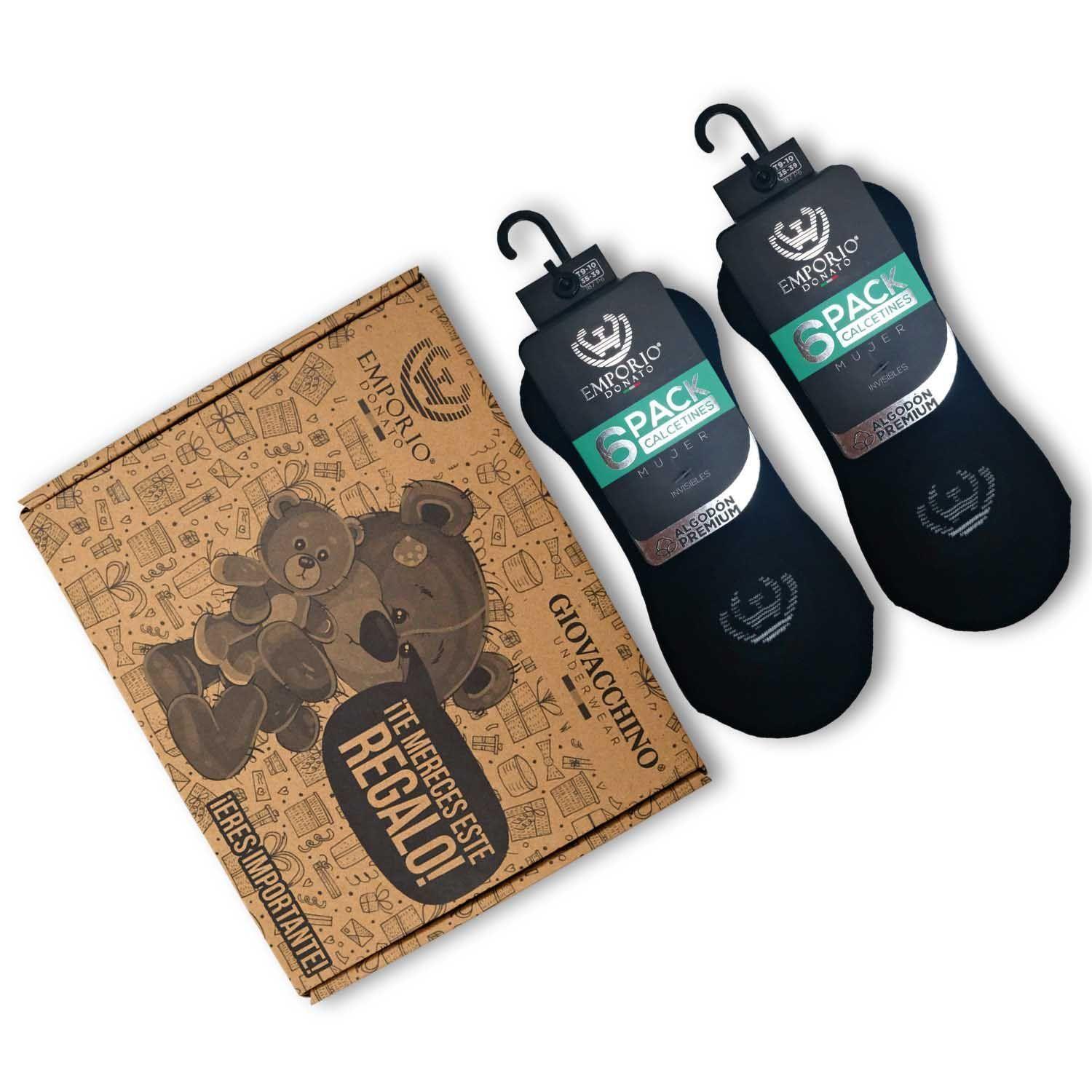 Pack de 12 Calcetines Invisibles Deportivos Mujer-6