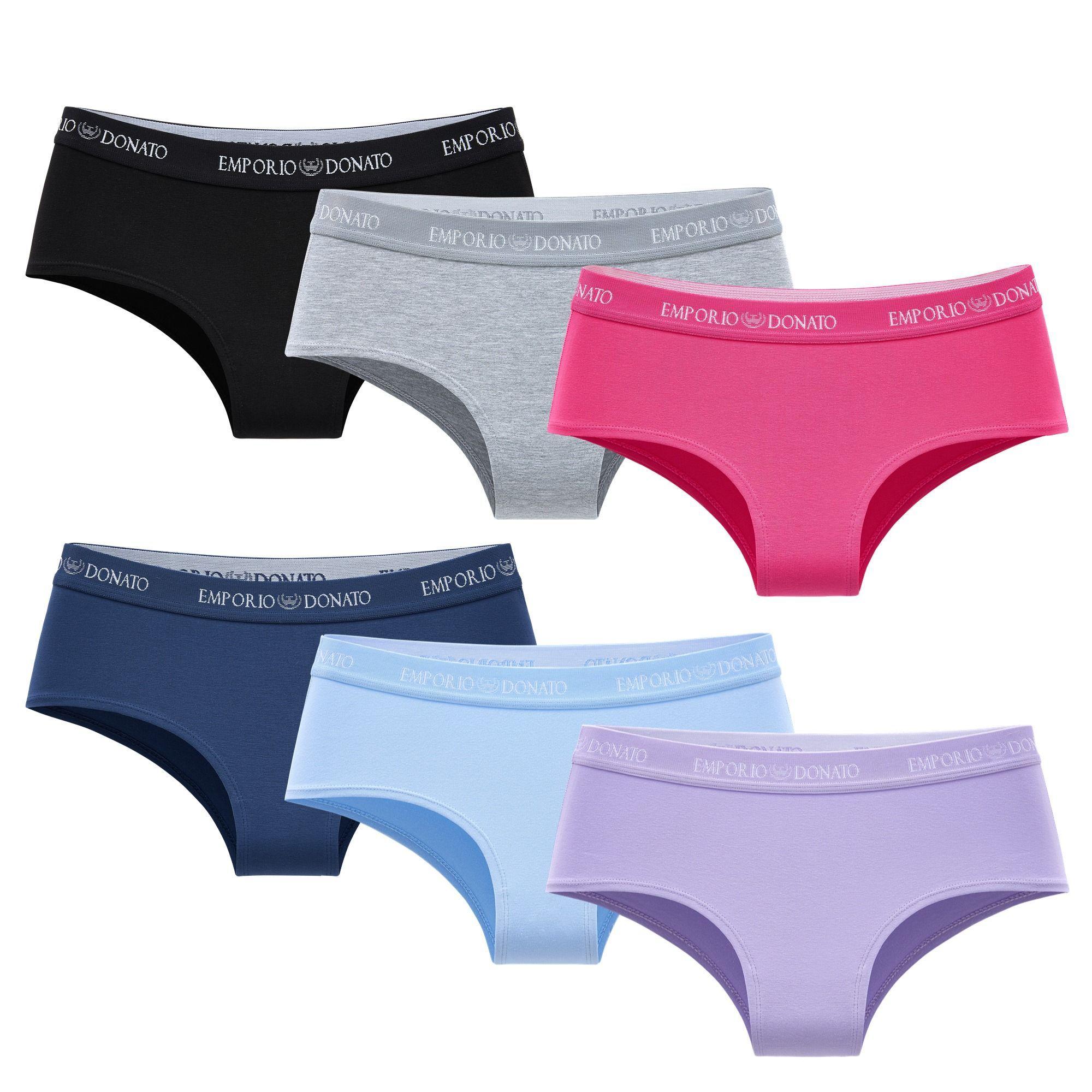 Pack   de 6 – Calzones Pantaleta Algodón Mujer.-7