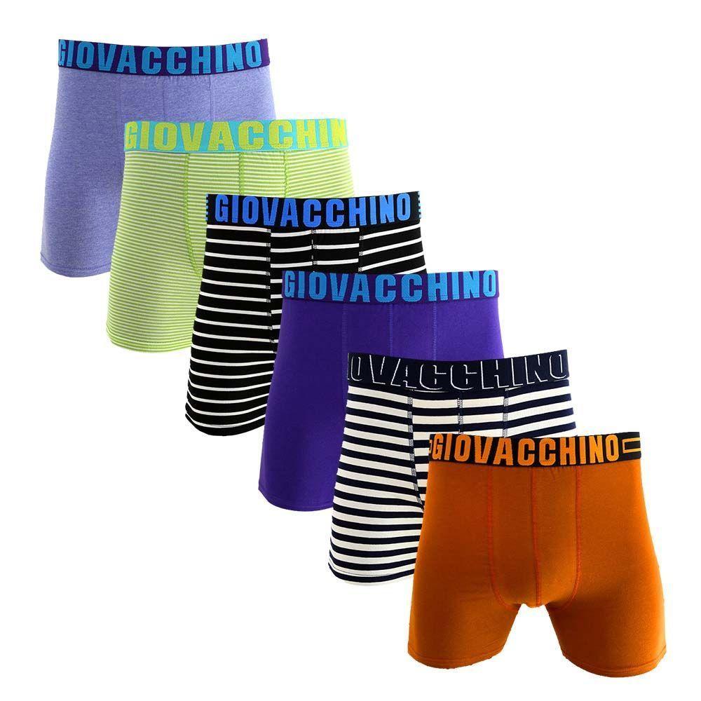 Boxer Medio Algodón Hombre Pack 6-0