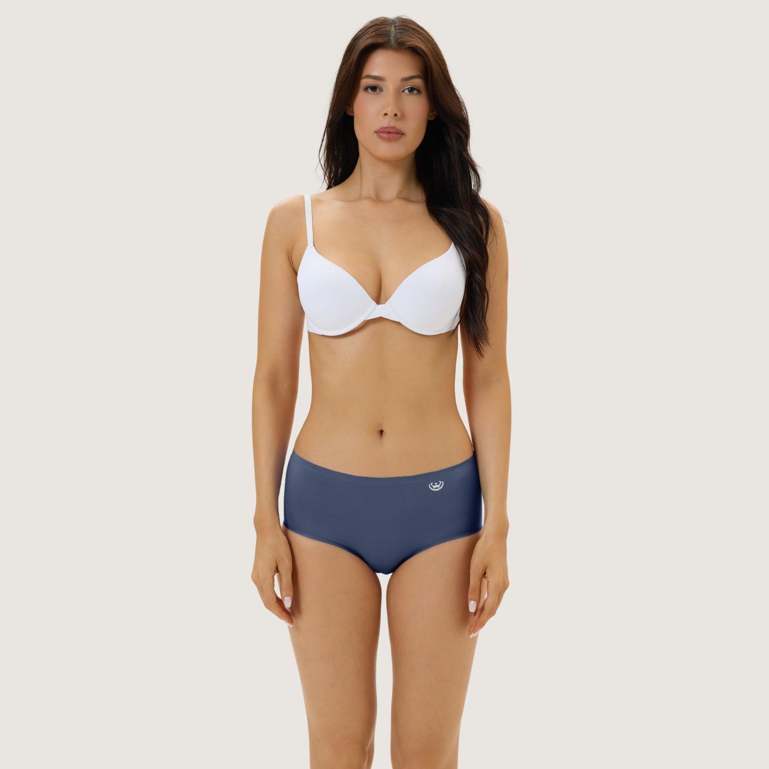 Pack de 6 Calzones Pantaleta – Microfibra Corte Laser Mujer-2