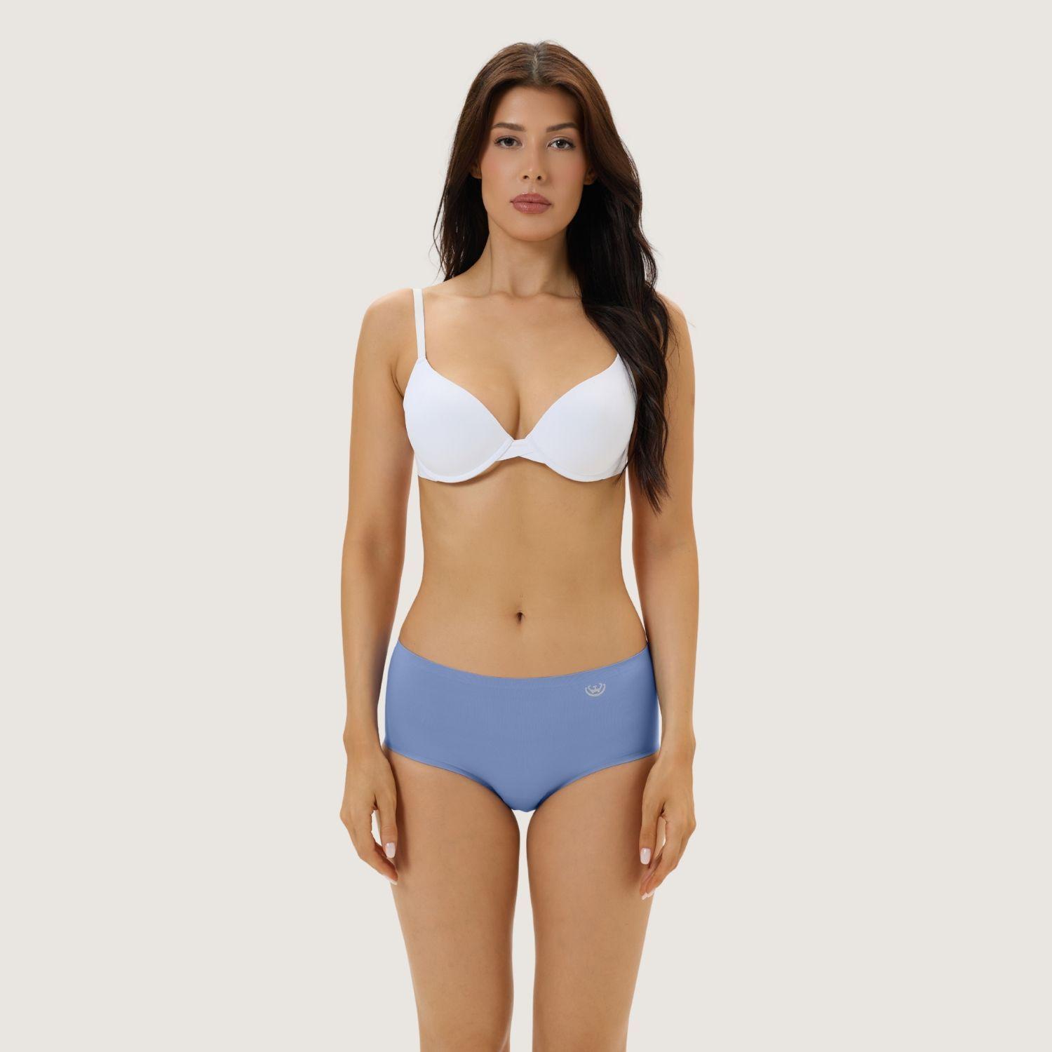 Pack de 6 Calzones Pantaleta – Microfibra Corte Laser Mujer-3