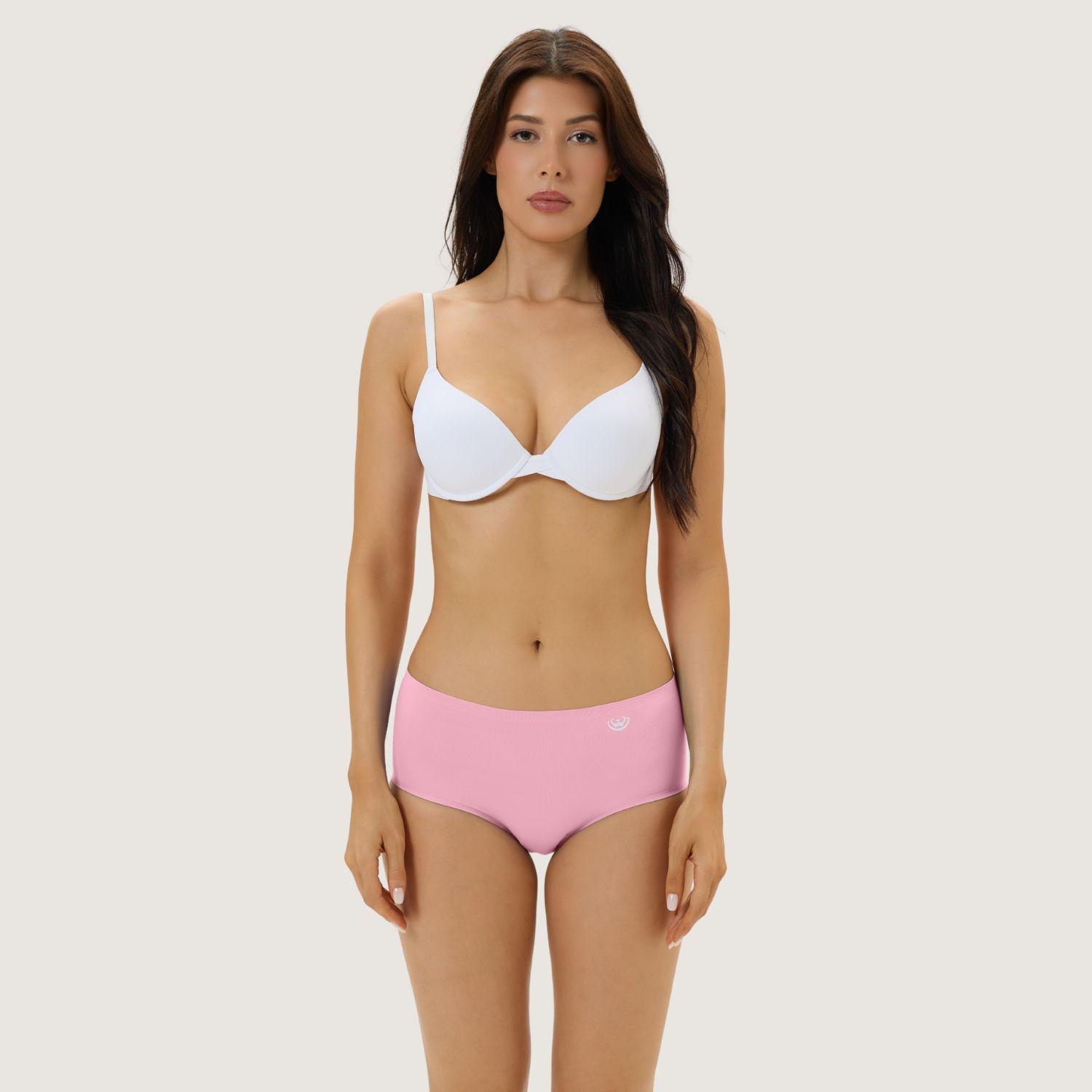 Pack de 6 Calzones Pantaleta – Microfibra Corte Laser Mujer-4