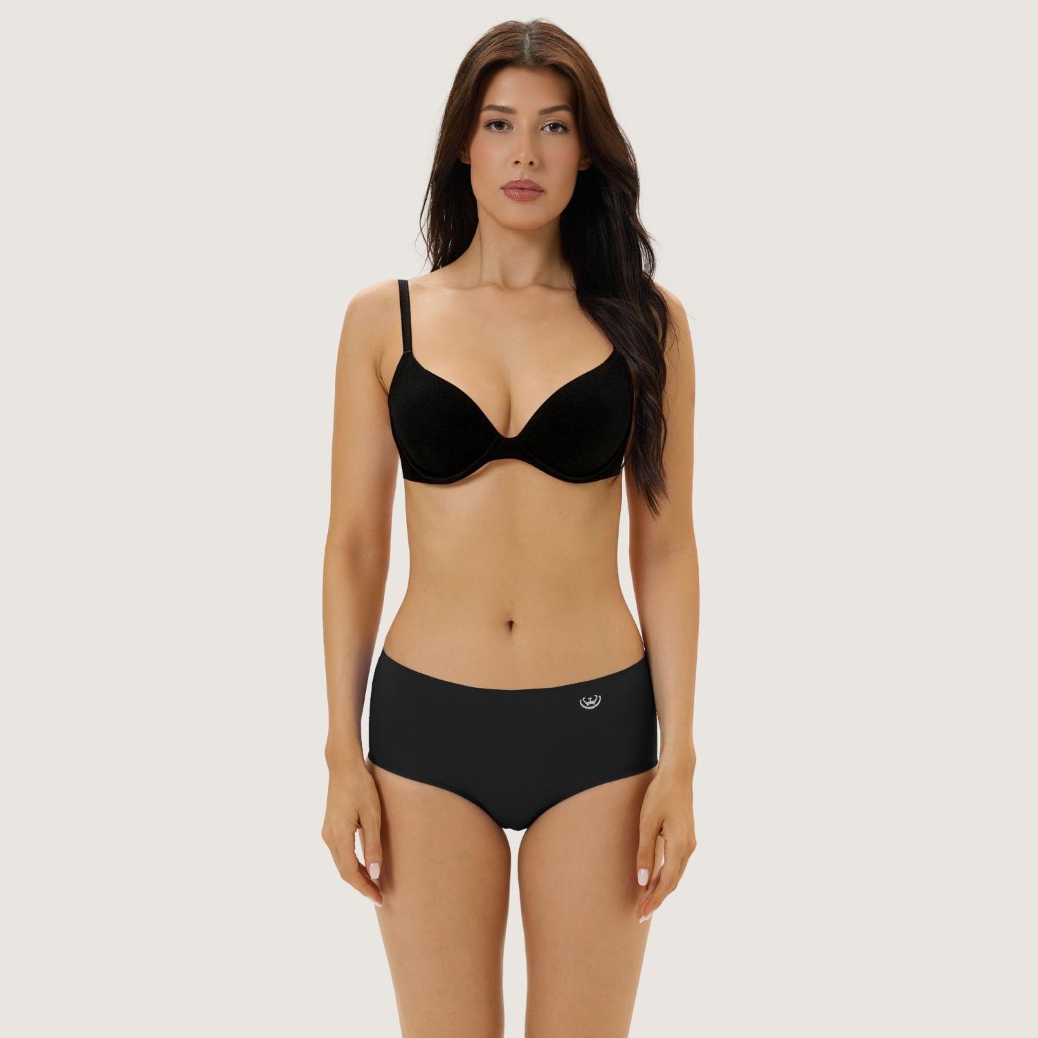 Pack de 6 Calzones Pantaleta – Microfibra Corte Laser Mujer-5
