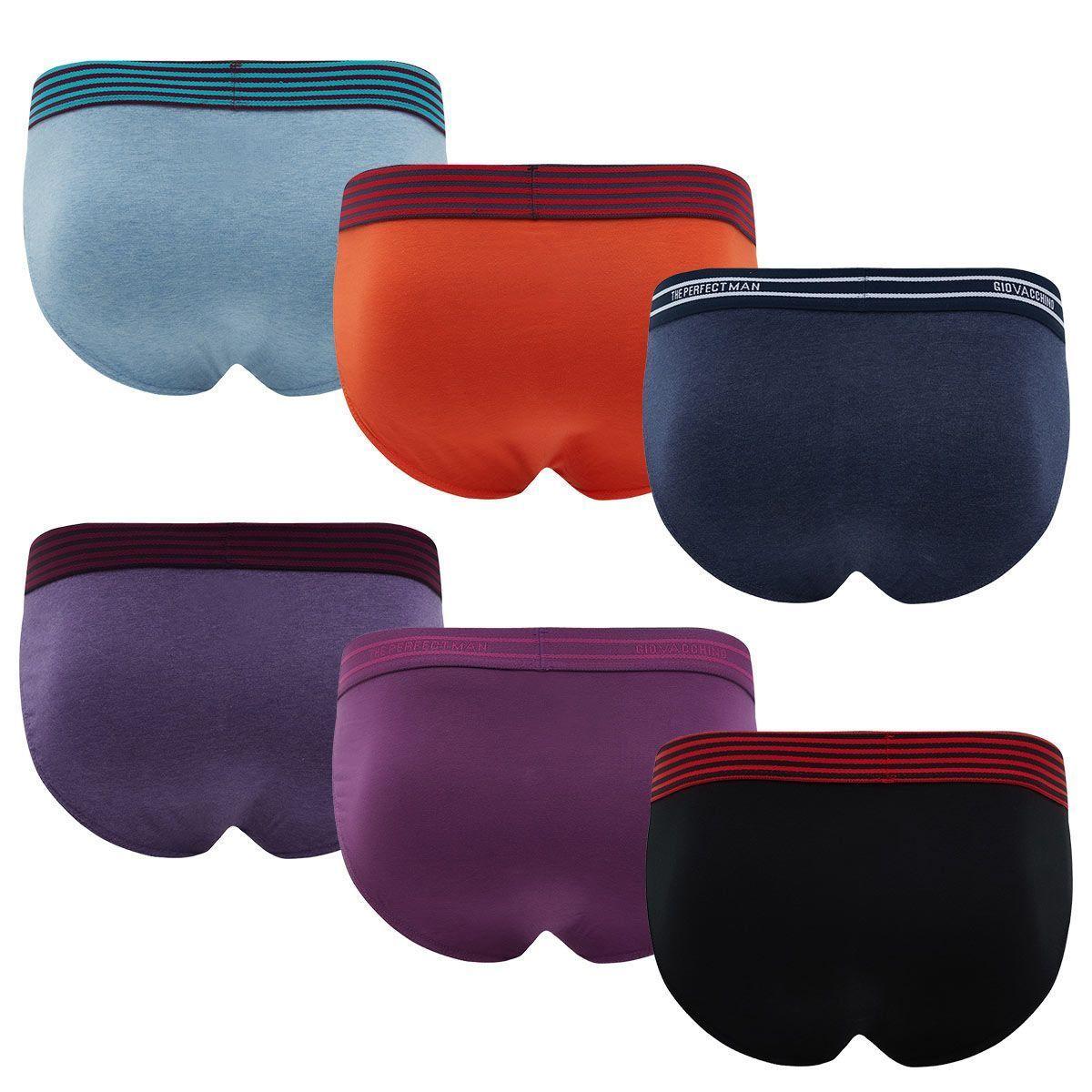 Pack de 6 slip Algodon Hombre-1