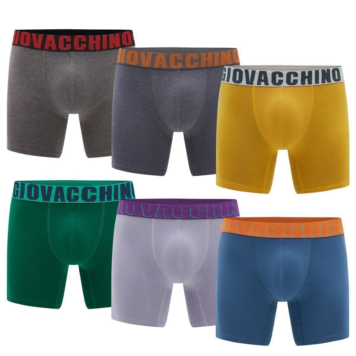 Pack de 6 Boxer Medio Algodon Hombre-0