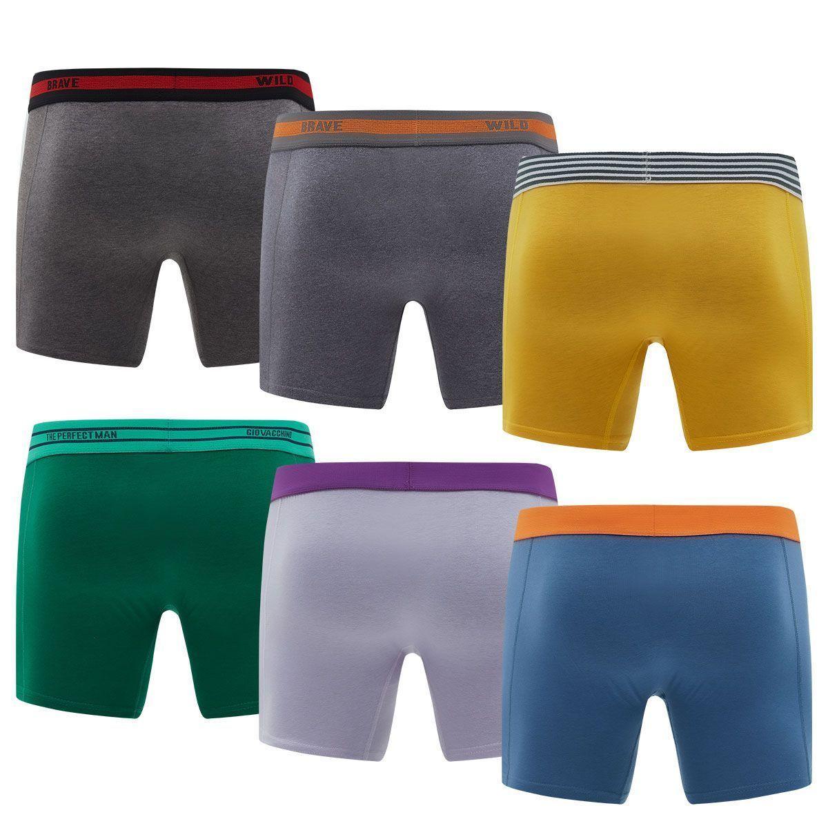 Pack de 6 Boxer Medio Algodon Hombre-1