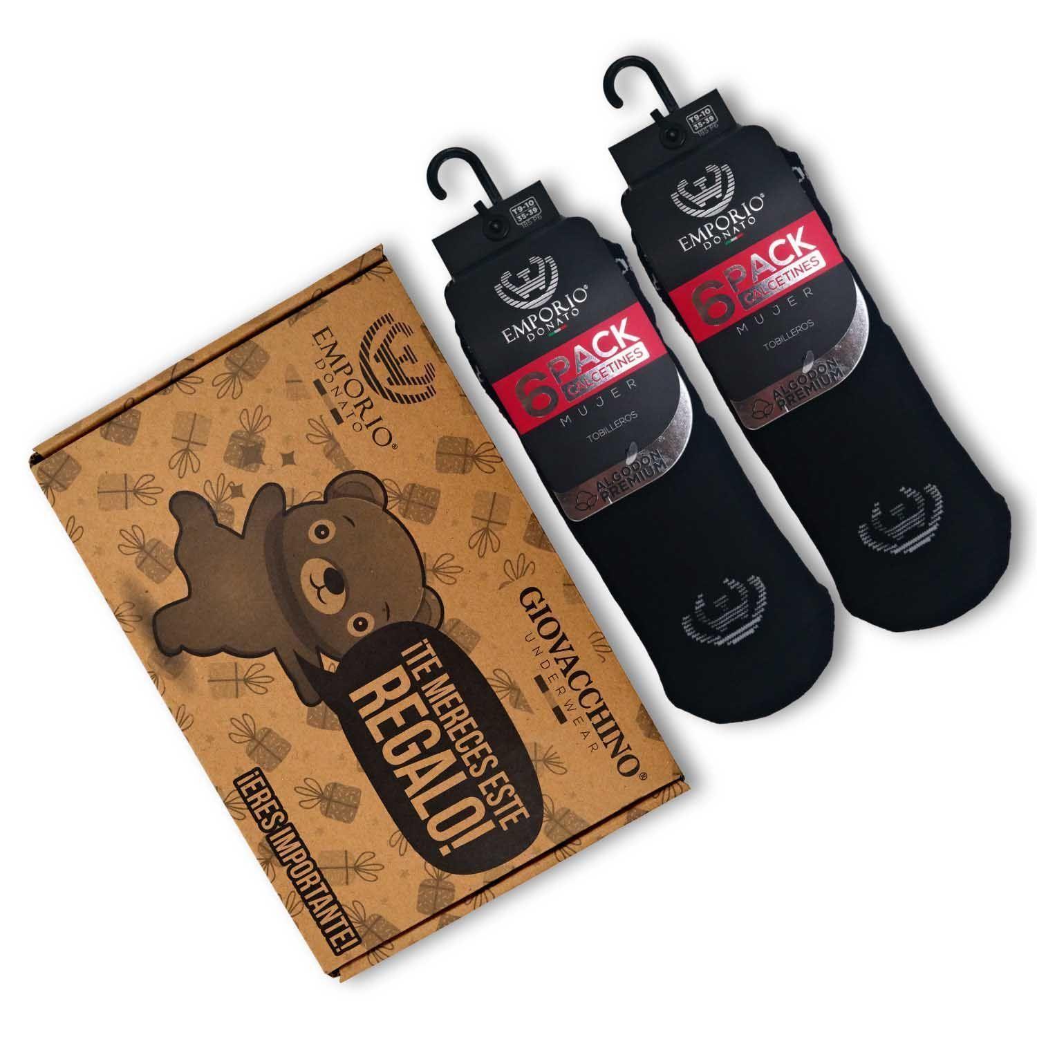 Pack de 12 Calcetines Tobilleros Deportivos Mujer-6