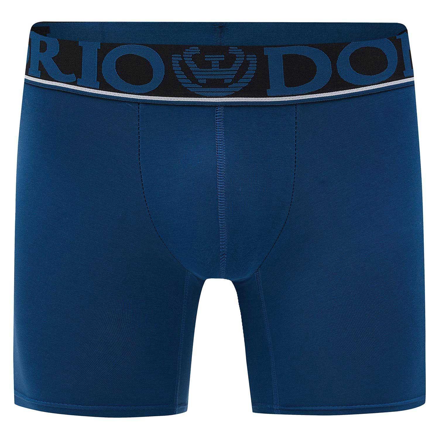 Pack De 6 - Boxer Medios Algodón Hombre + Bolso Regalo -5