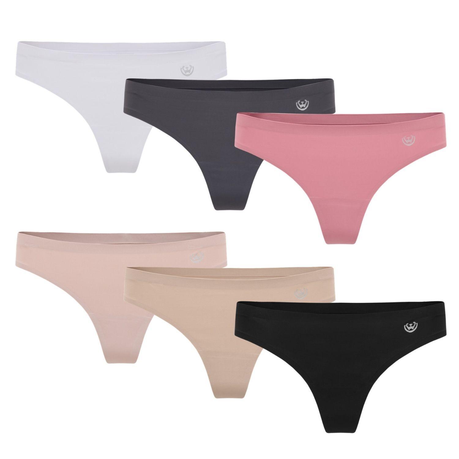 Pack de 6 Calzones Colaless Microfibra – Corte Laser Mujer-7