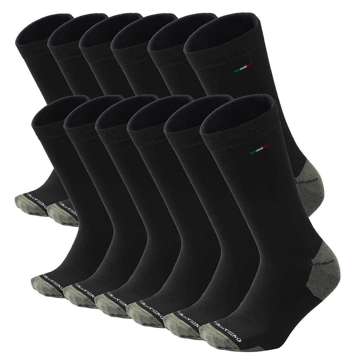 Pack de 12 Calcetines Vestir Bambú Cobre Hombre Giovacchino-0