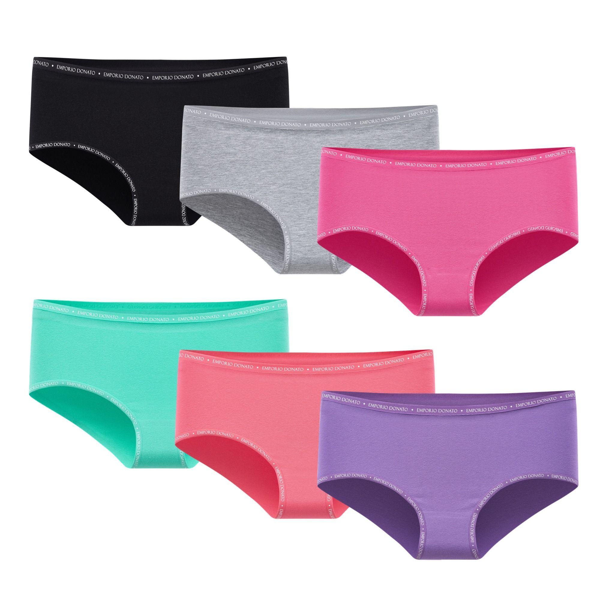 Pack de 6 – Calzones Bikini Algodón Mujer .-7