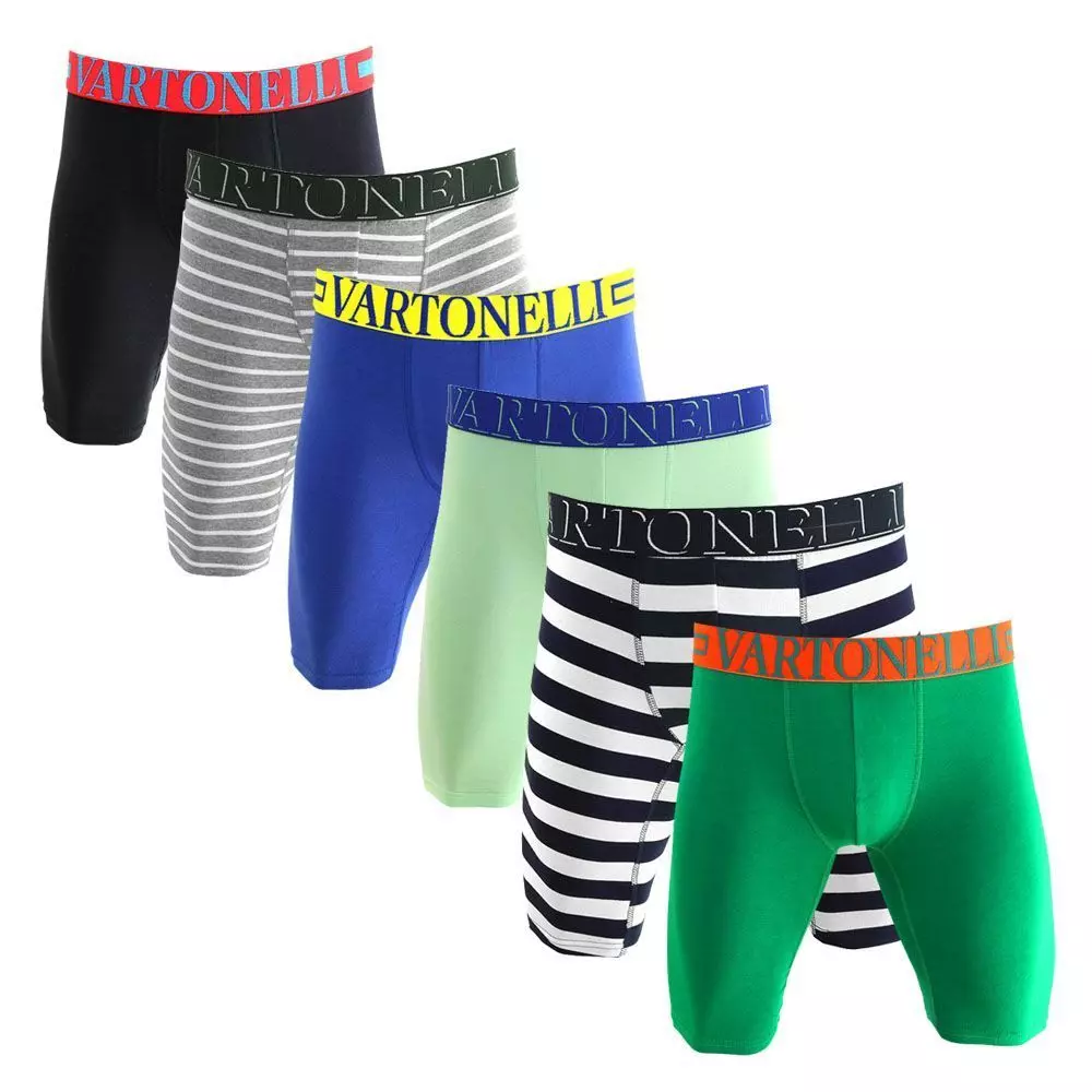 Boxer Largo Algodón Hombre Pack 3-0