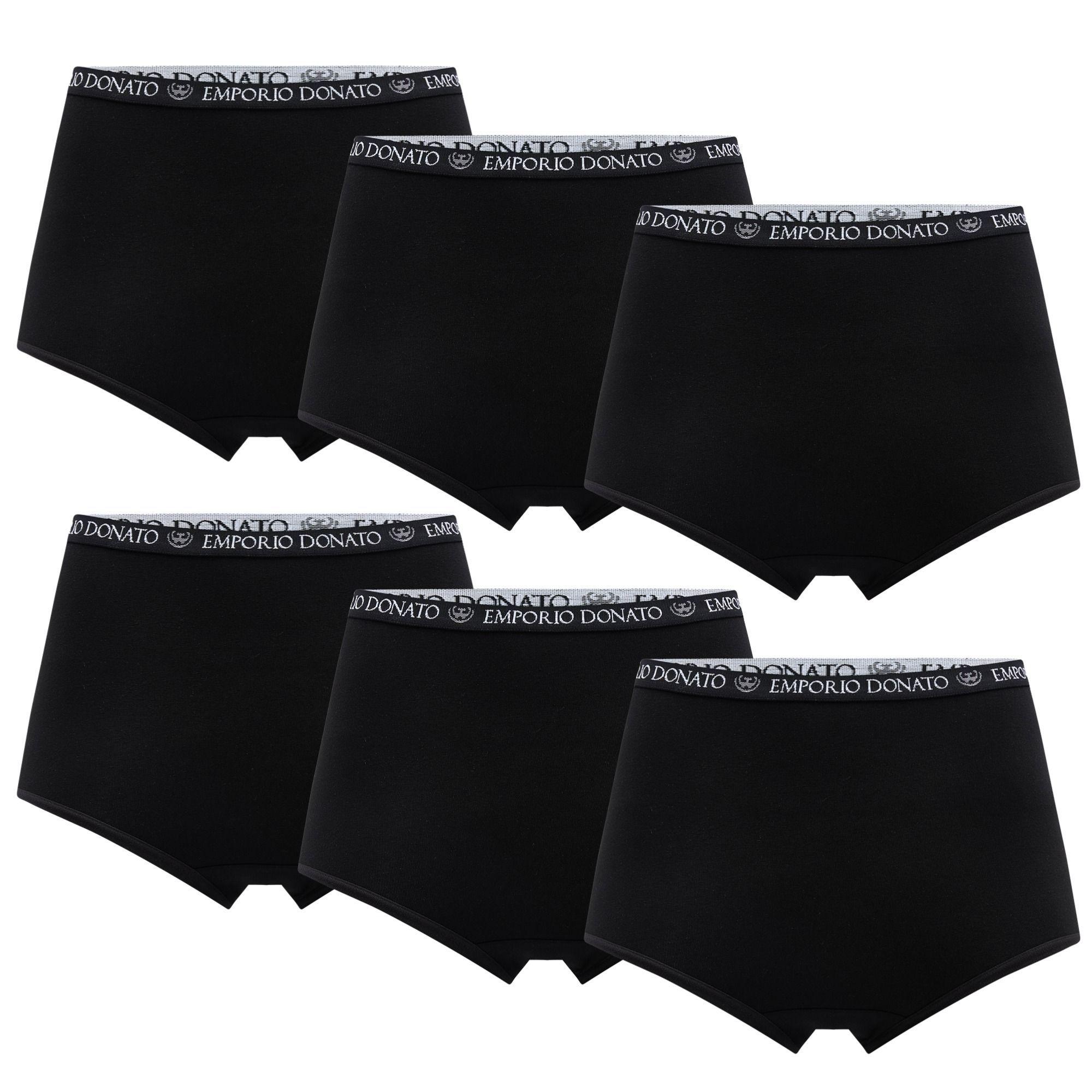Pack   de 6 Calzones Tiro Alto Algodón Mujer -3