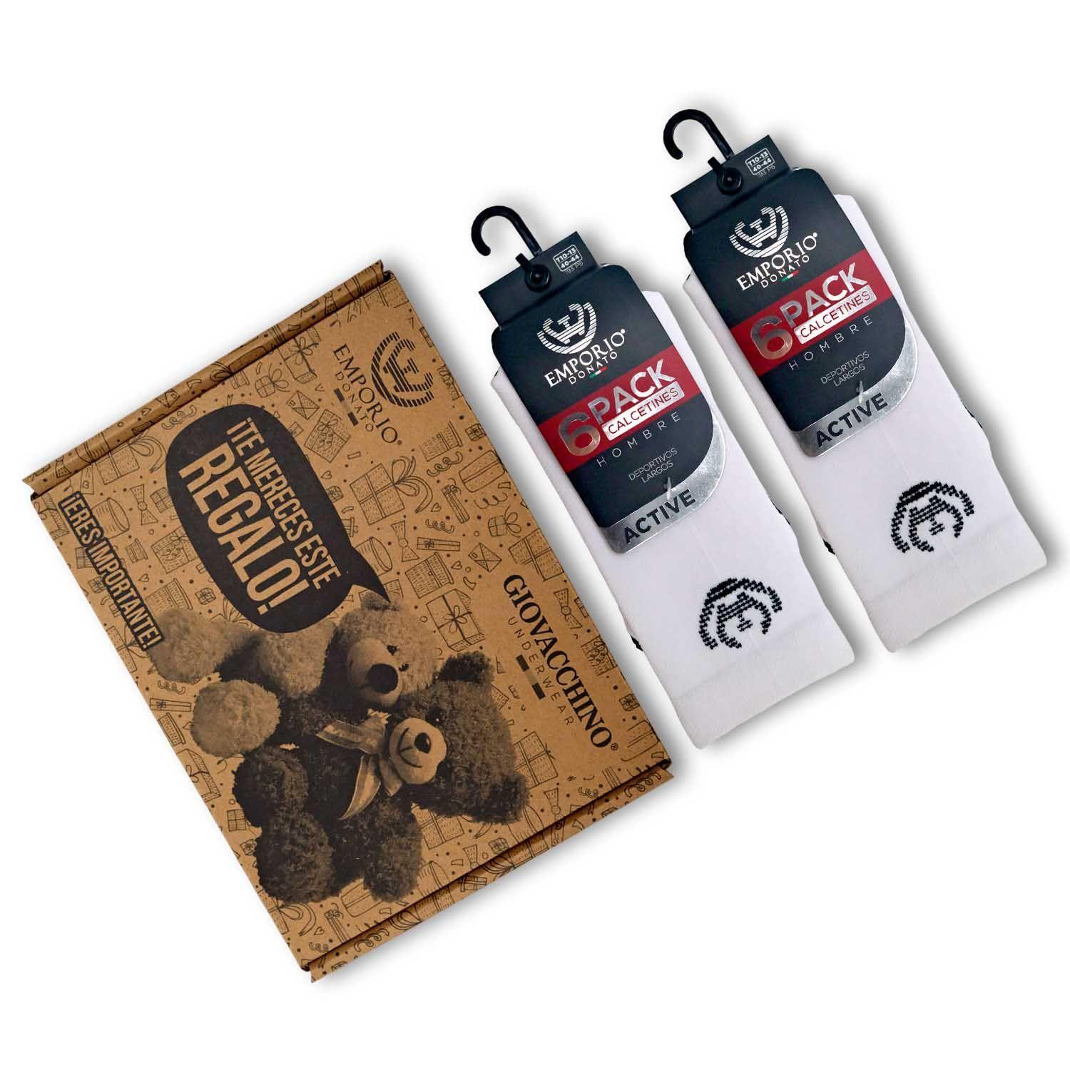 Pack de 12 Calcetines Largos Deportivos Hombre Premium-5