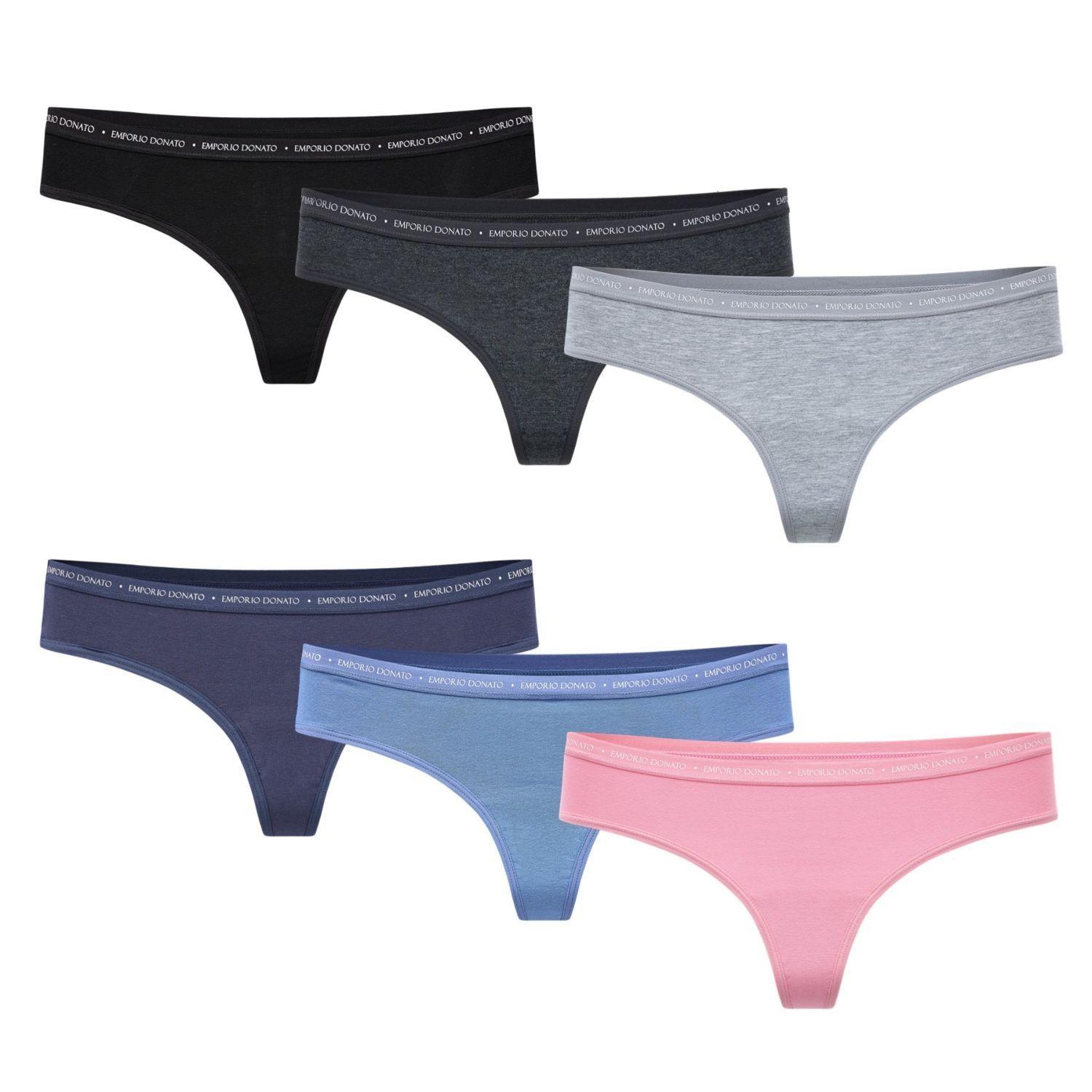 Pack de 6 Calzones Colaless Algodón – Mujer-7
