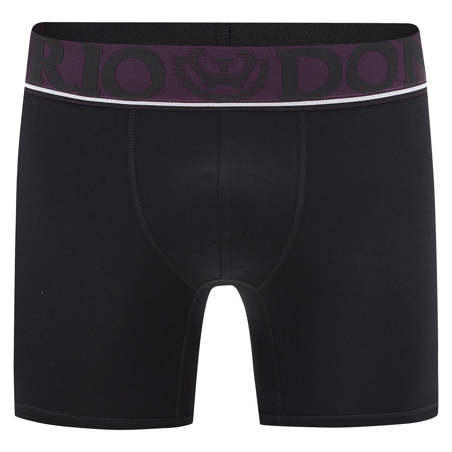 Pack 6 Boxer Medio Algodón Hombre + Bolso Regalo -3