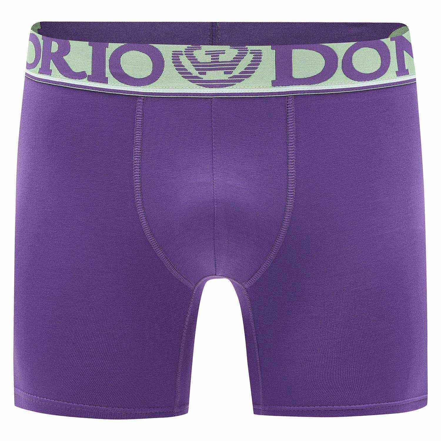 Pack 6 Boxer Medio Algodón Hombre + Bolso Regalo -5