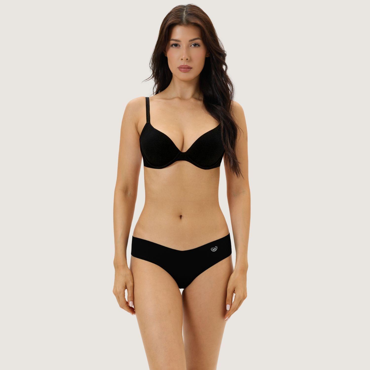 Pack   de 6 Calzones Colaless – Microfibra Corte Laser Mujer-6