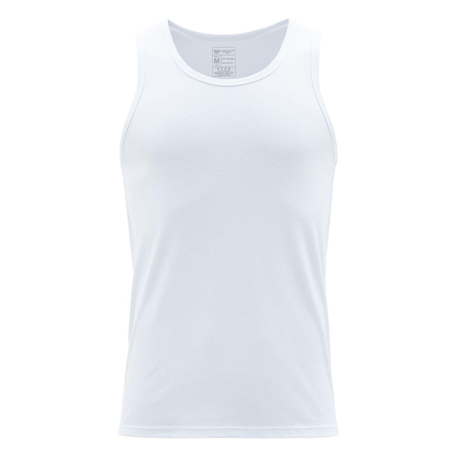 Pack de 3 Camisetas Sin Mangas Algodón Hombre Con Bolso de Regalo-2