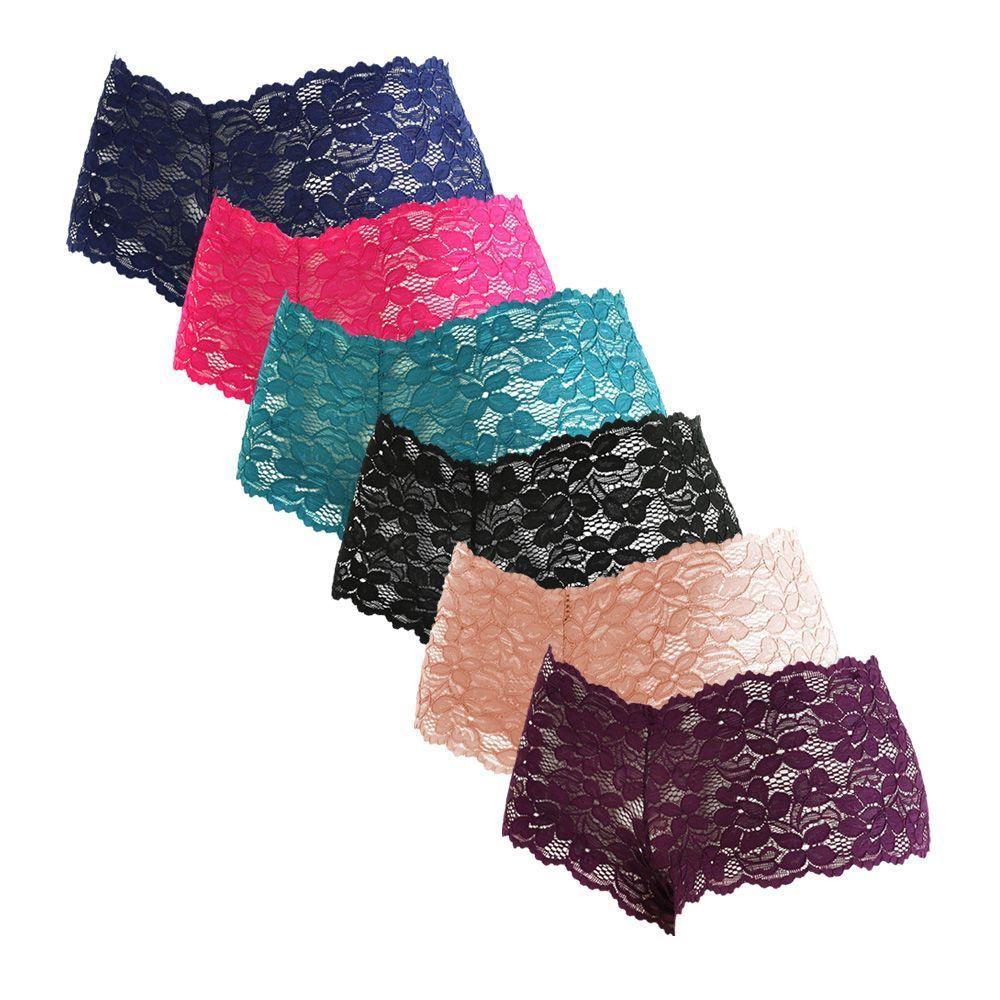 Calzon Pantaleta de Encaje Pack 6-0