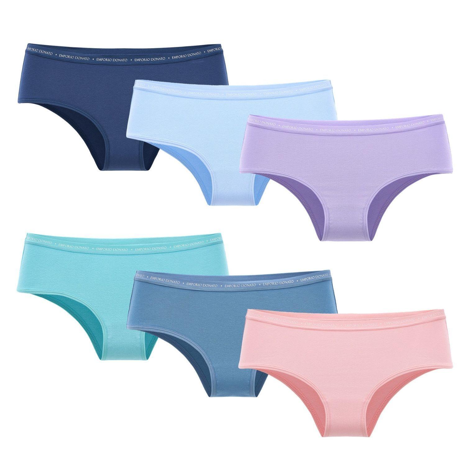 Pack de 6 Calzones - Pantaleta Algodón Mujer.-7
