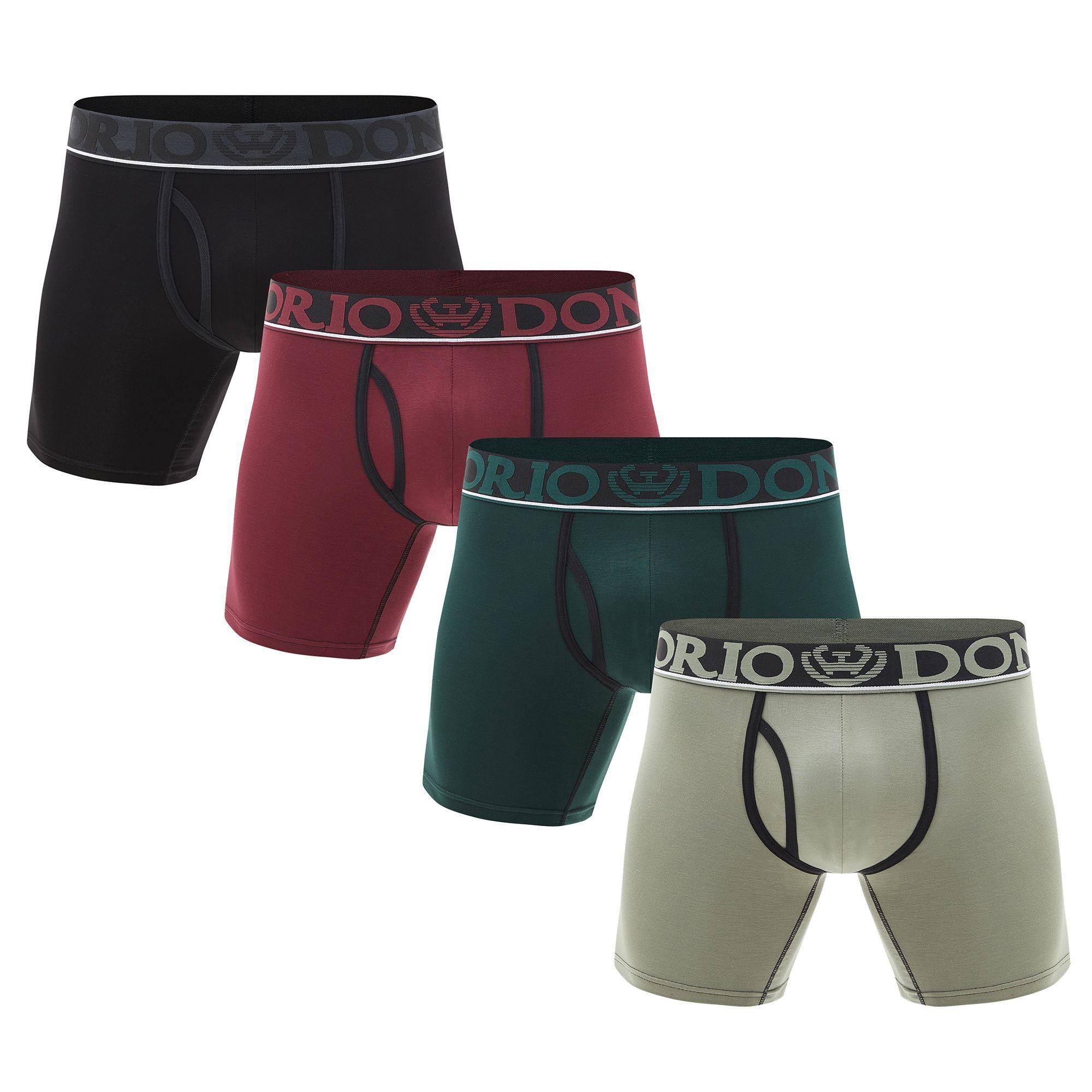 Pack de 4 Boxer Medio Algodón Hombre Giovacchino -0