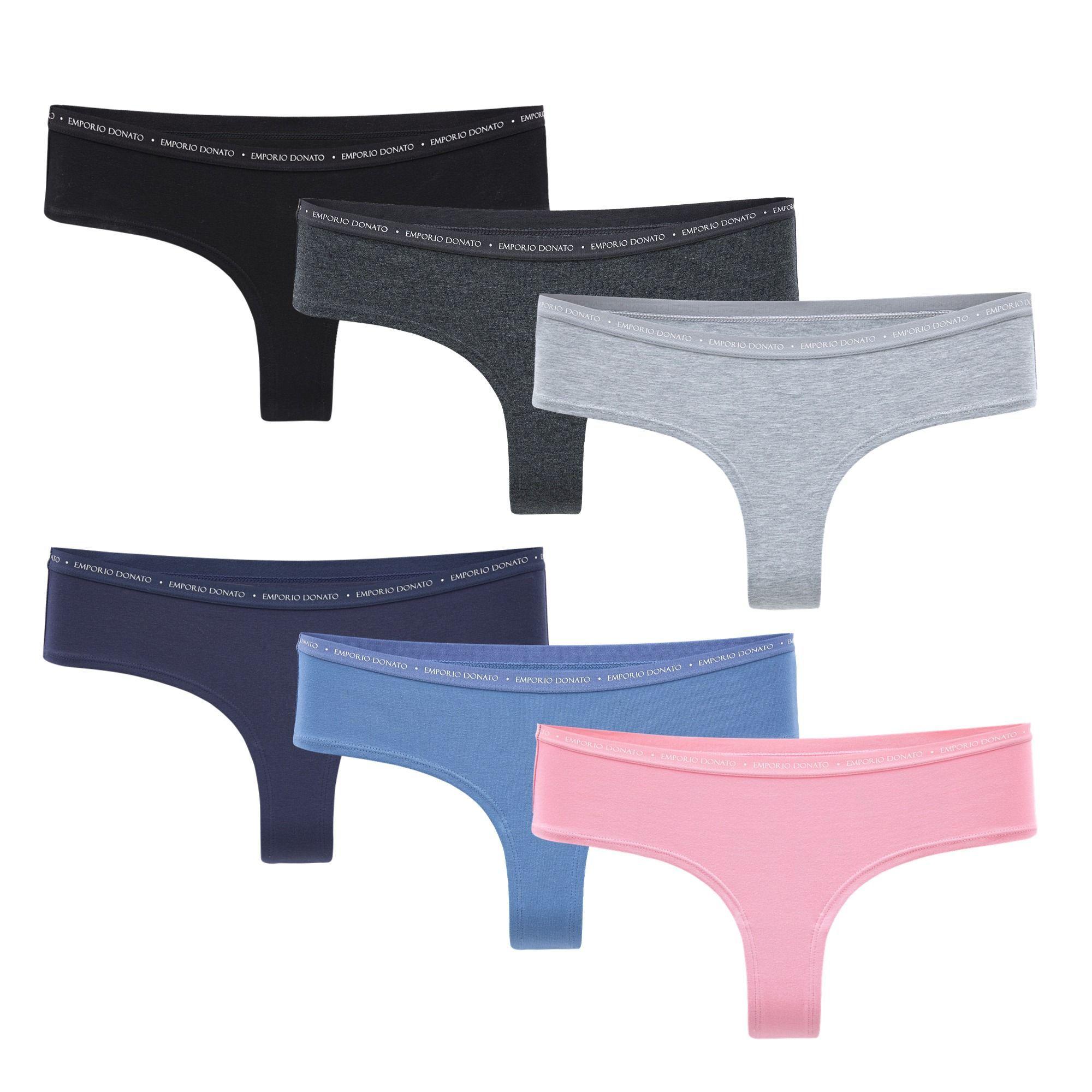 Pack de 6 – Calzones Colaless Algodón -Mujer.-7