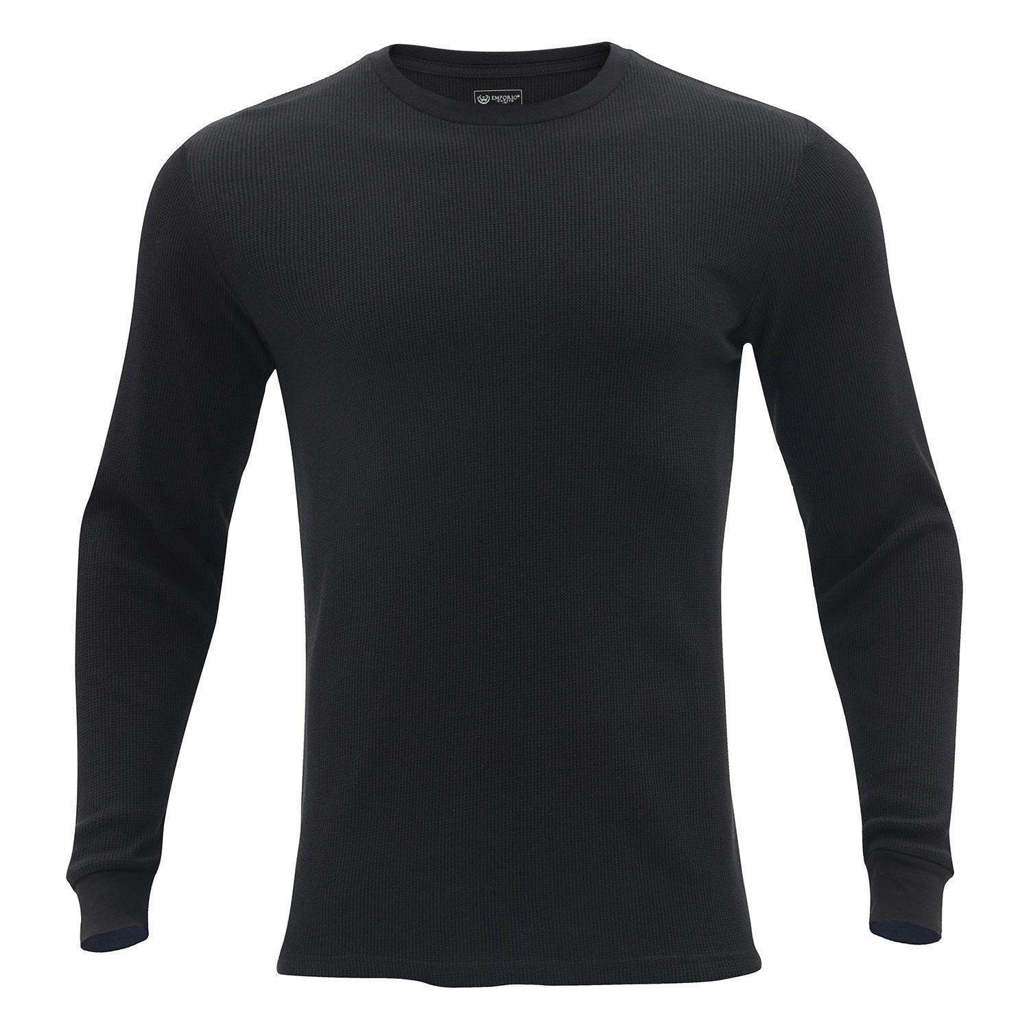 Pack 2 - Camisetas Manga Larga Algodón Panal Hombre Con Bolso de Regalo-2