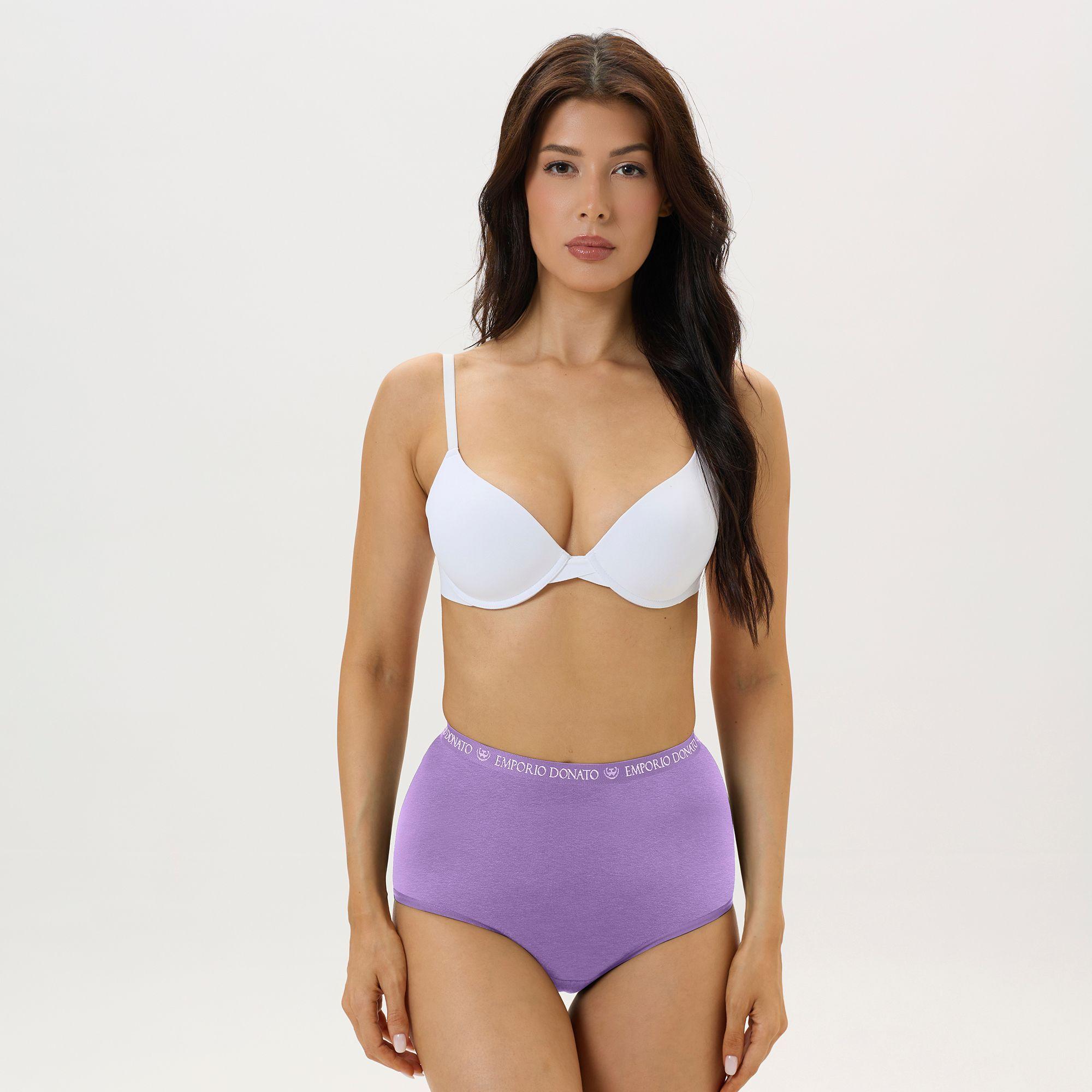 Pack de 6 – Calzones Tiro Alto Algodón Mujer.-6