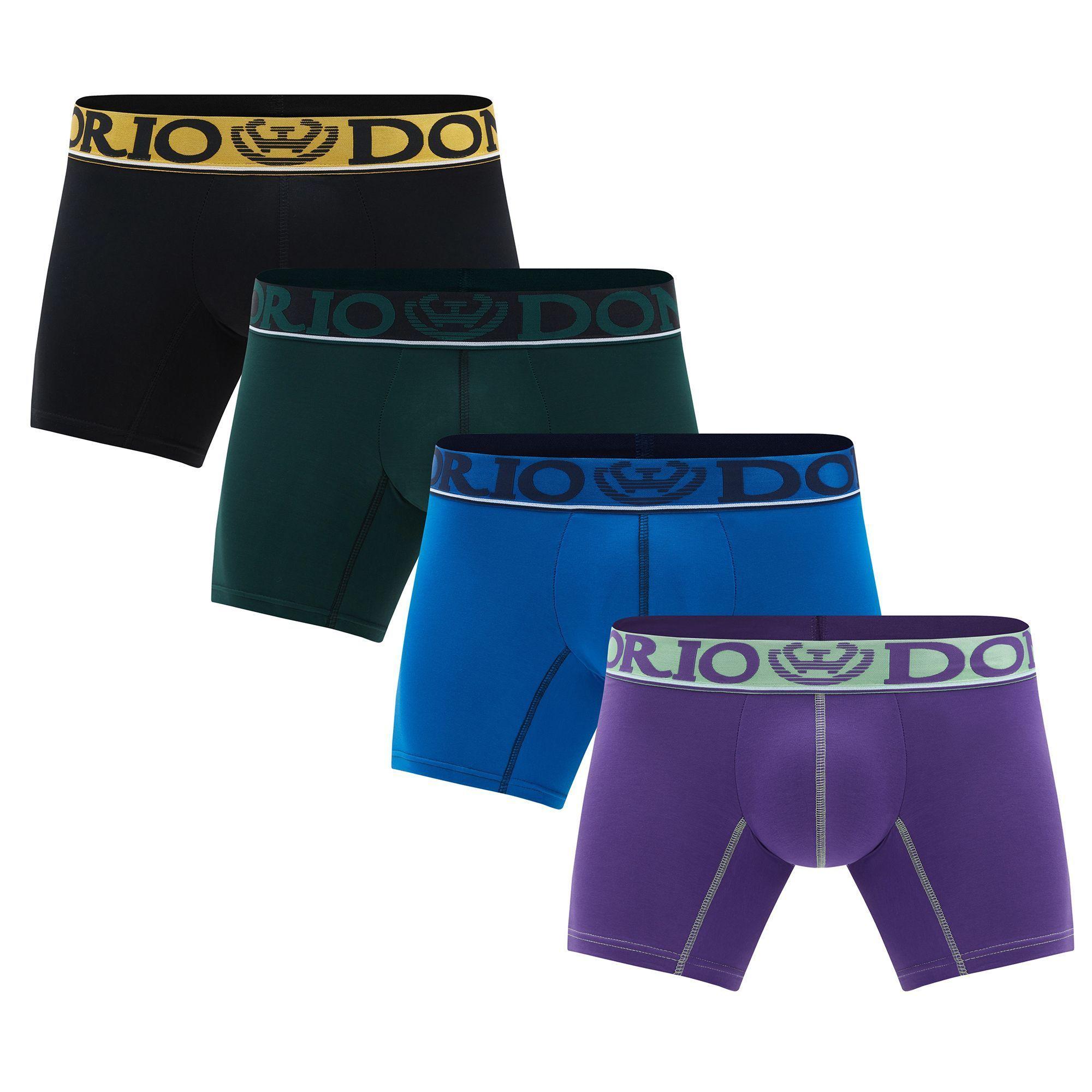 Pack de 4 Boxer Medio Algodón Hombre Giovacchino -0