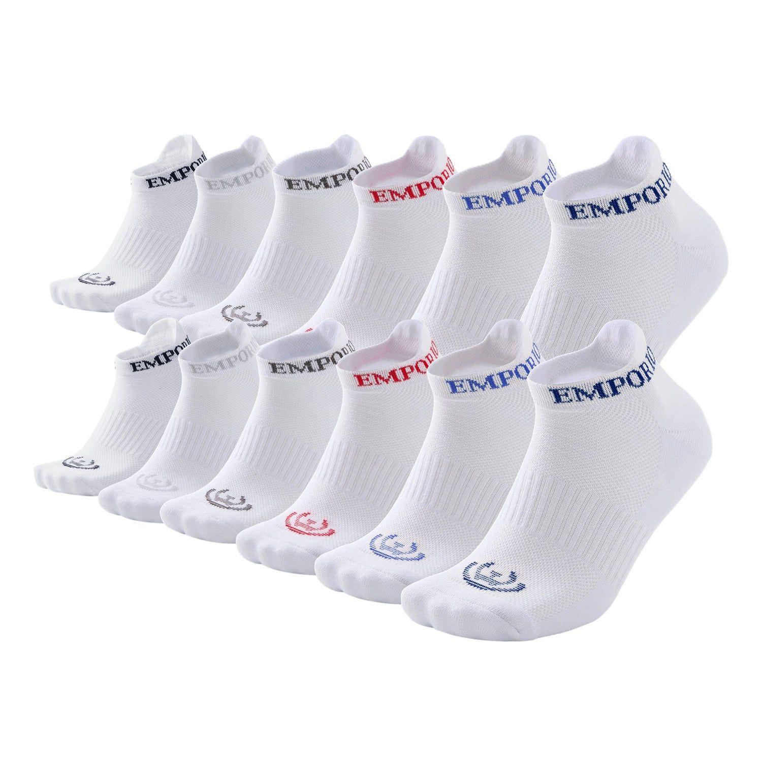 Pack de 12 Calcetines Tobilleros Deportivos - Algodón Unisex.-0