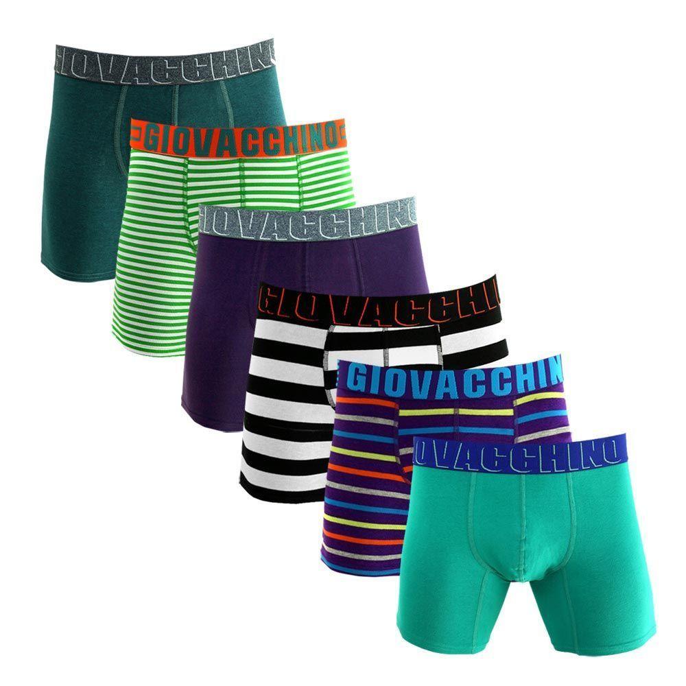 Boxer Medio Algodón Hombre Pack 6-0