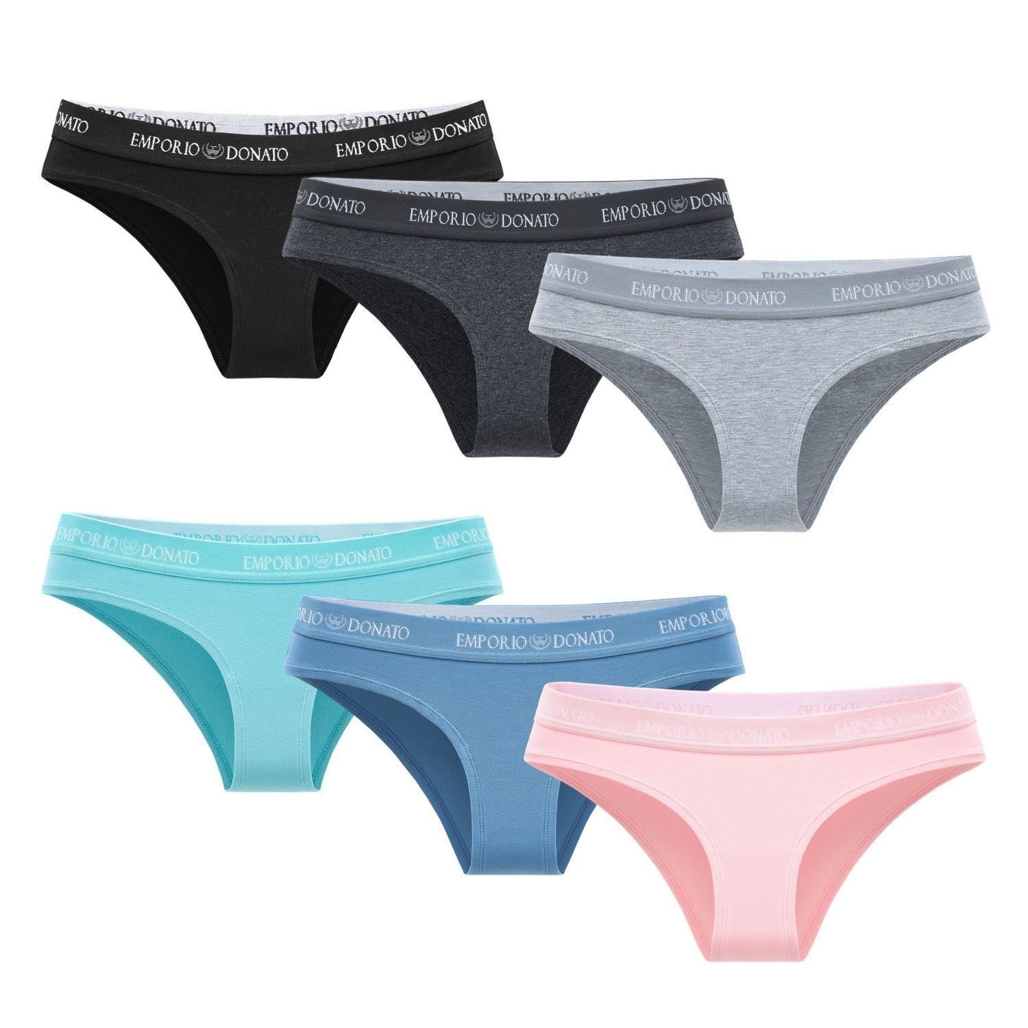 Pack de 6 Calzones Bikini – Algodón Mujer-7