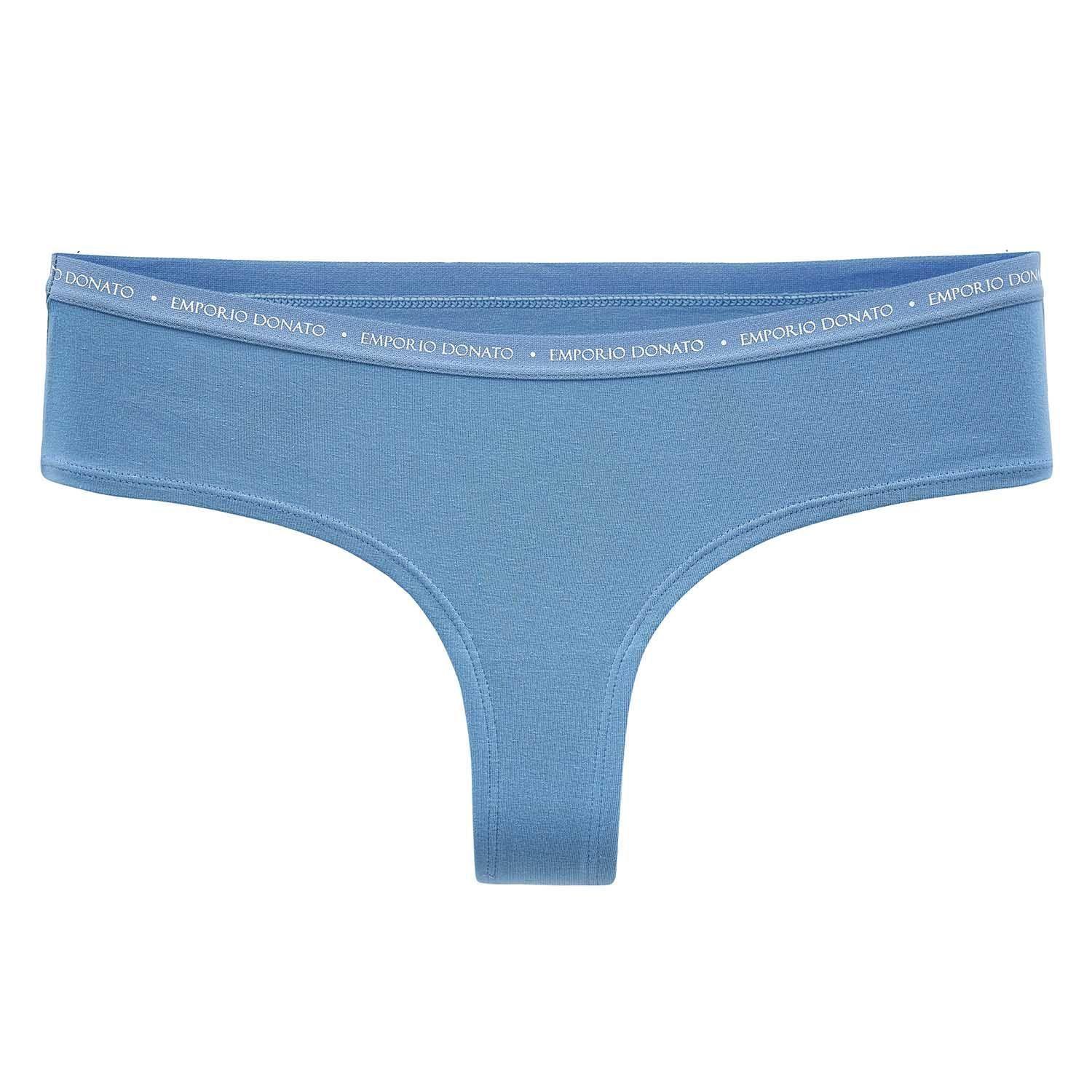 Pack   de 6 Calzones Colaless Algodón Mujer.-6