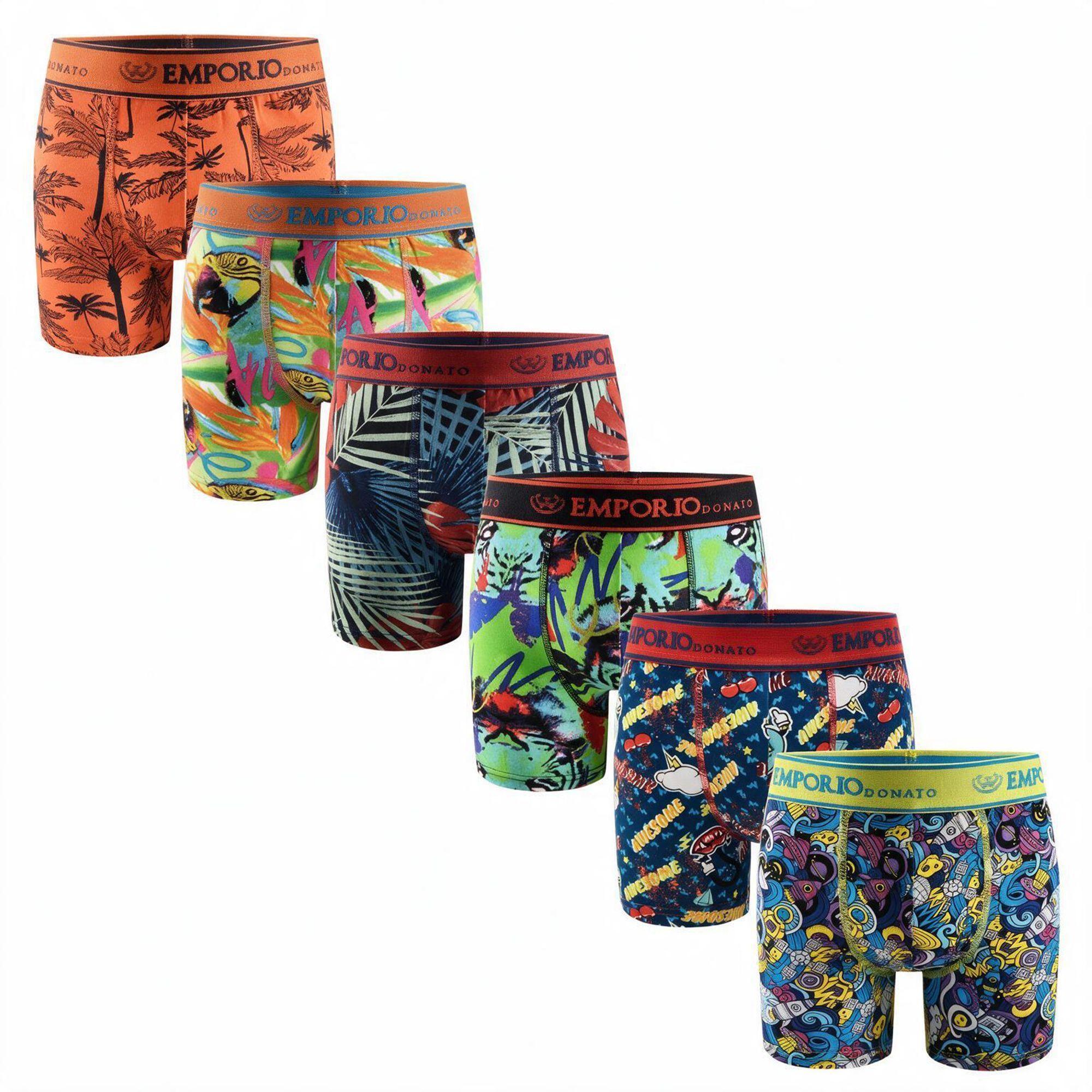 Pack de 6 Boxer Algodón Niño Giovacchino-0