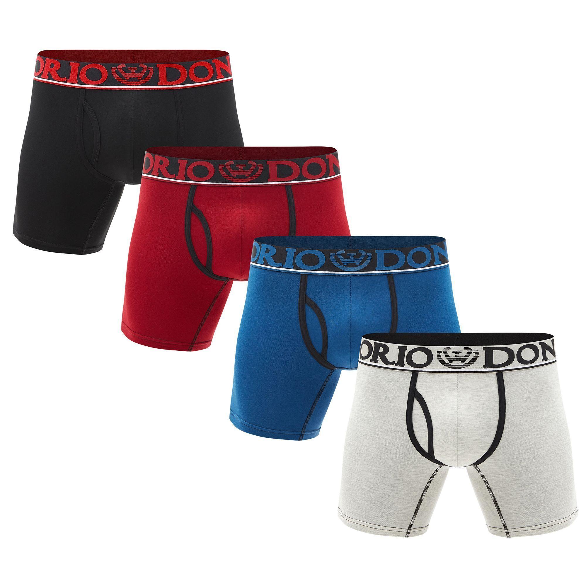 Pack de 4 Boxer Medio Algodón Hombre Giovacchino -0