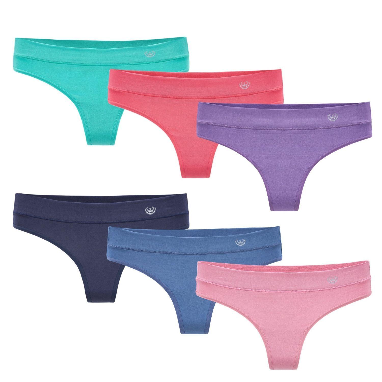 Pack 6 Calzones – Colaless Algodón Mujer-7