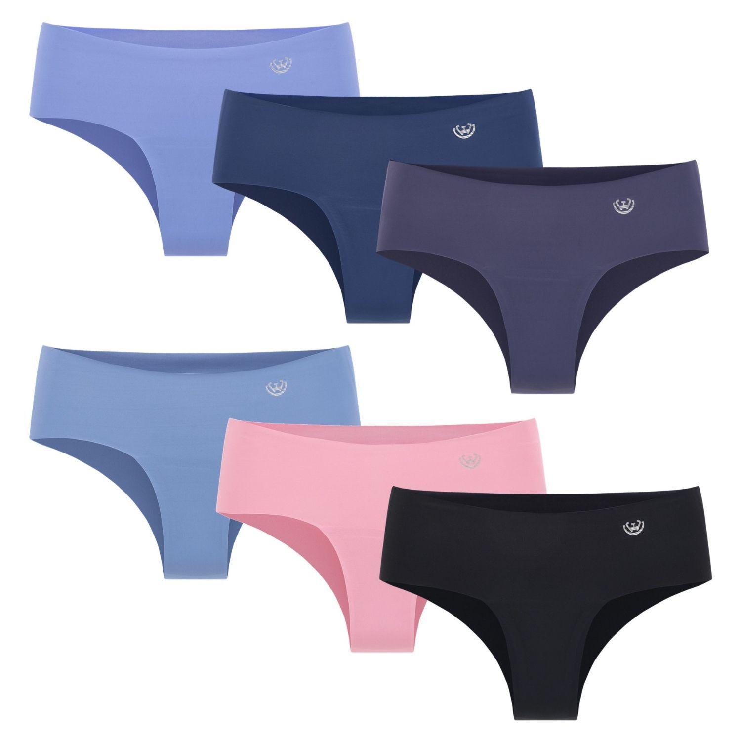 Pack de 6 Calzones – Pantaleta - Microfibra Corte Laser Mujer.-7