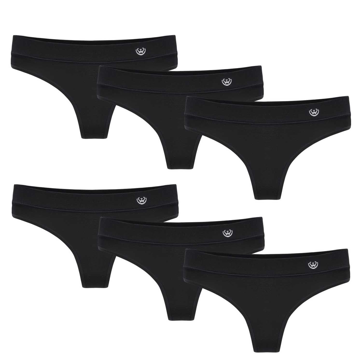 Pack de 6  - Calzones Colaless Algodón Mujer-0