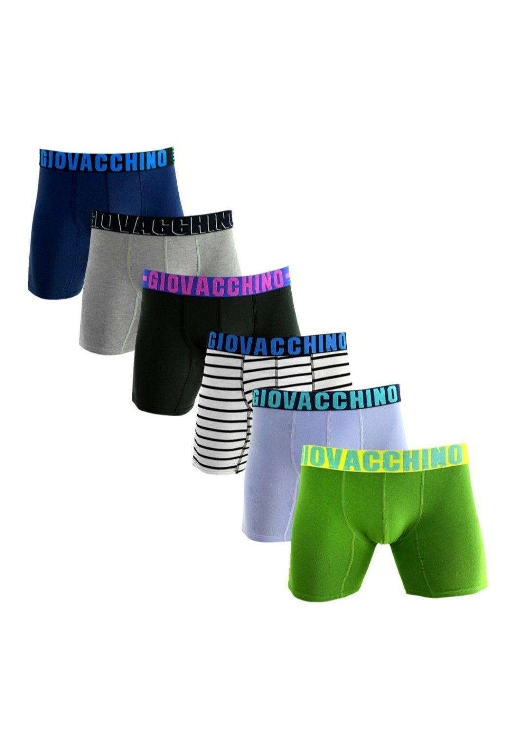 Boxer Largo Algodón Hombre Pack 6-0