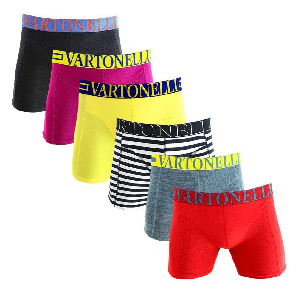 Boxer Medio Algodón Hombre Pack 6-0